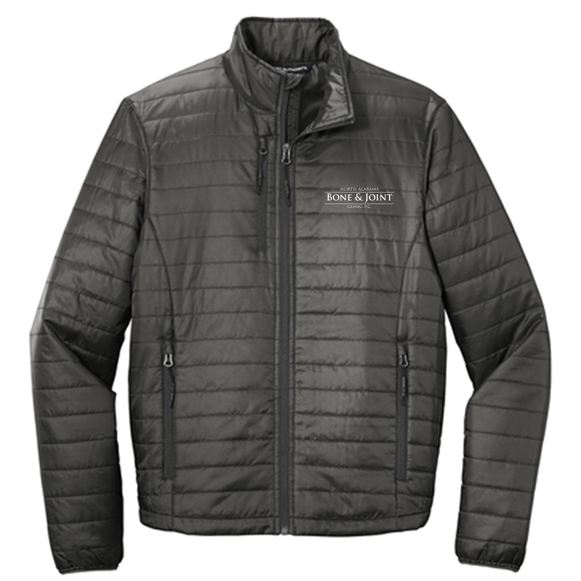 Bone and Joint Men's Embroidered Puff Jacket- J850