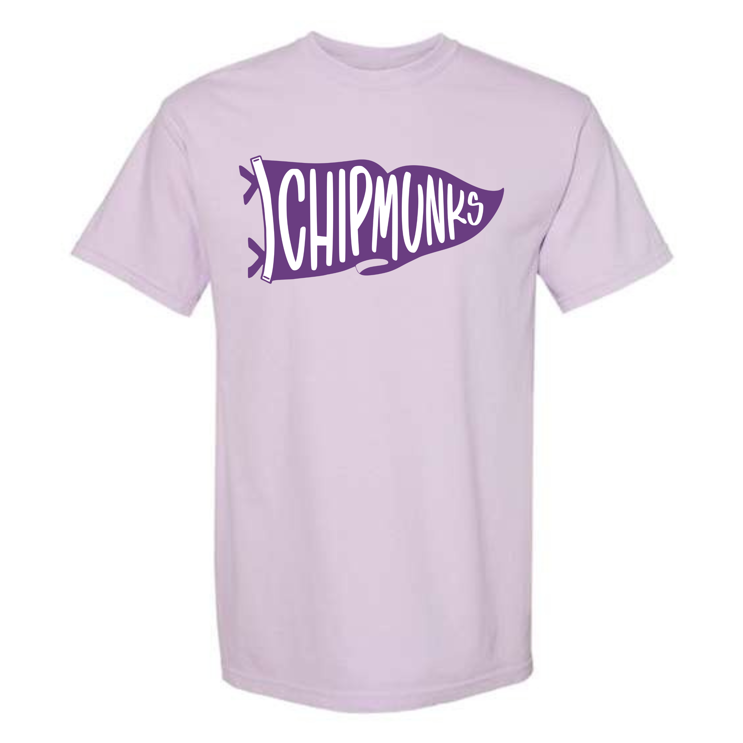 Underwood Chipmunks Pennant Comfort Colors Tee- 1717