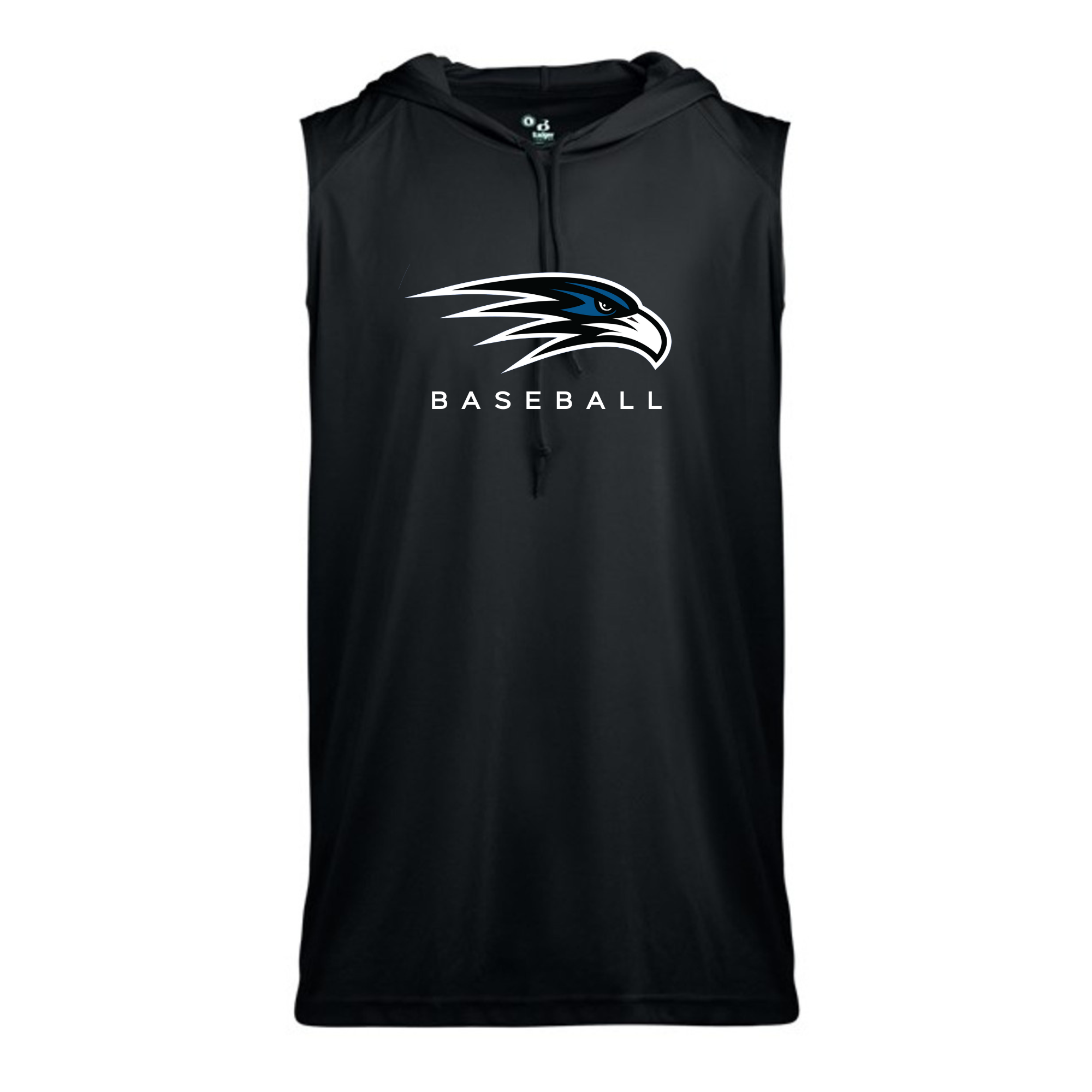 Florence Baseball Sleeveless Hooded Tank- 4108