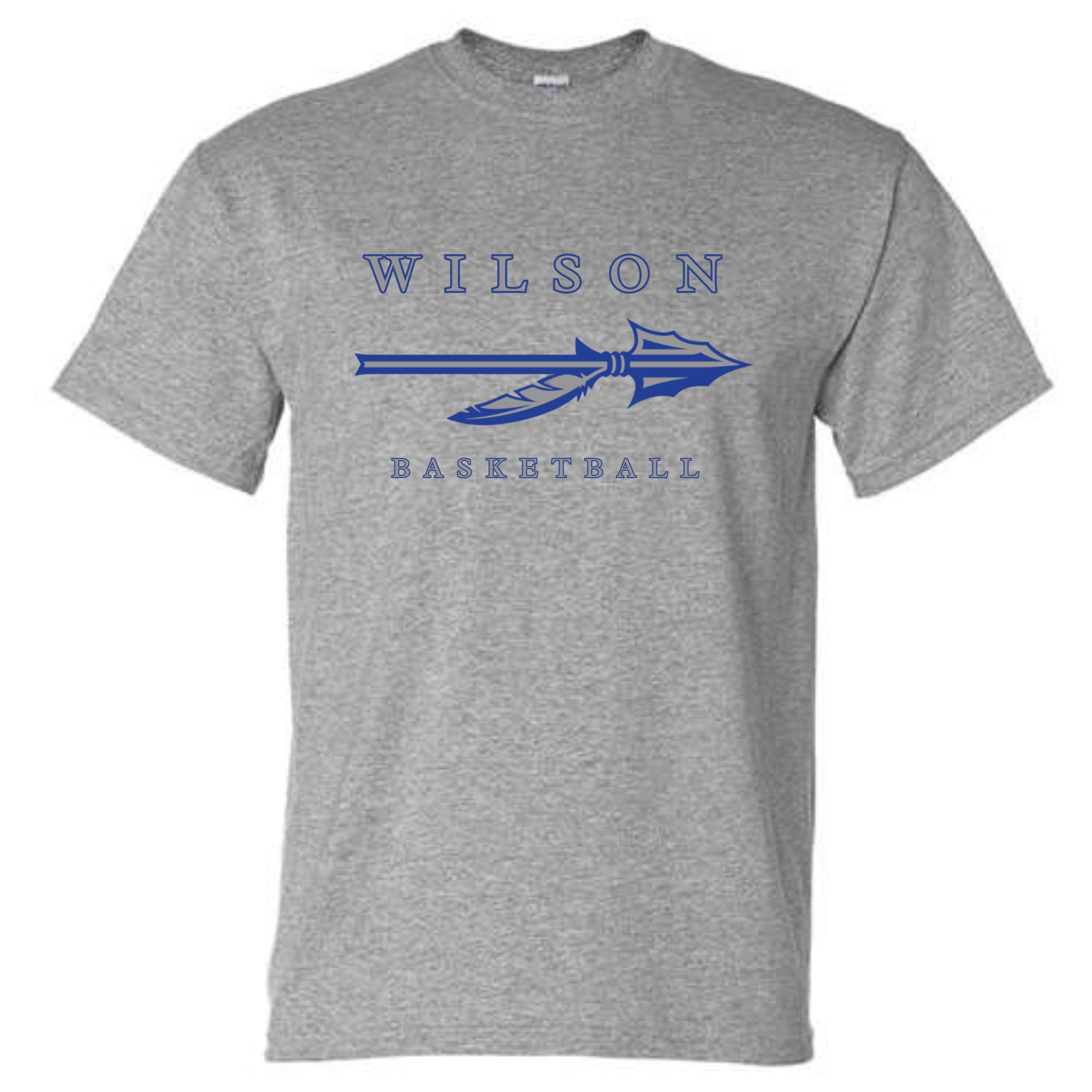 Wilson Basketball Arrow Tee- 8000 Sport Grey