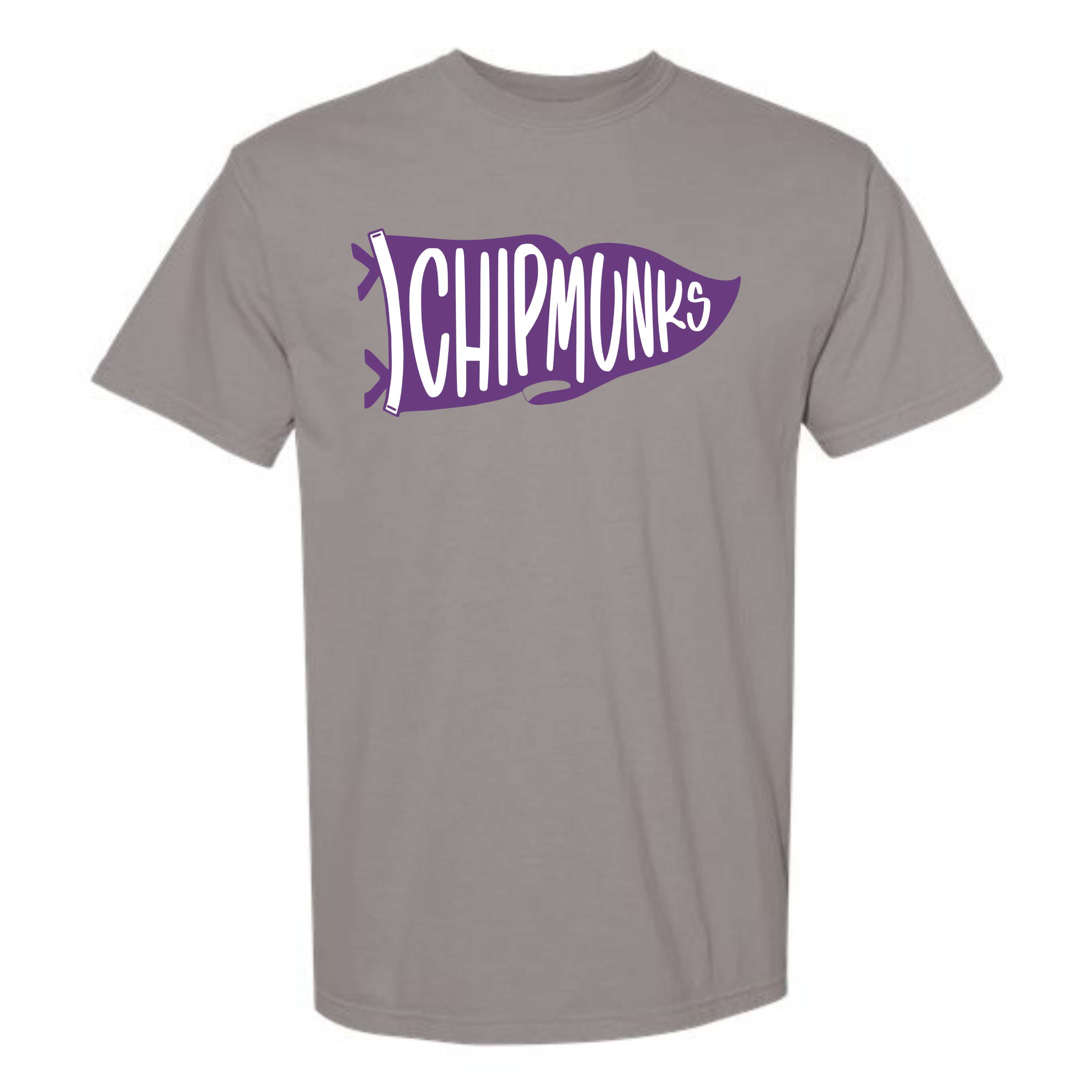 Underwood Chipmunks Pennant Comfort Colors Tee- 1717