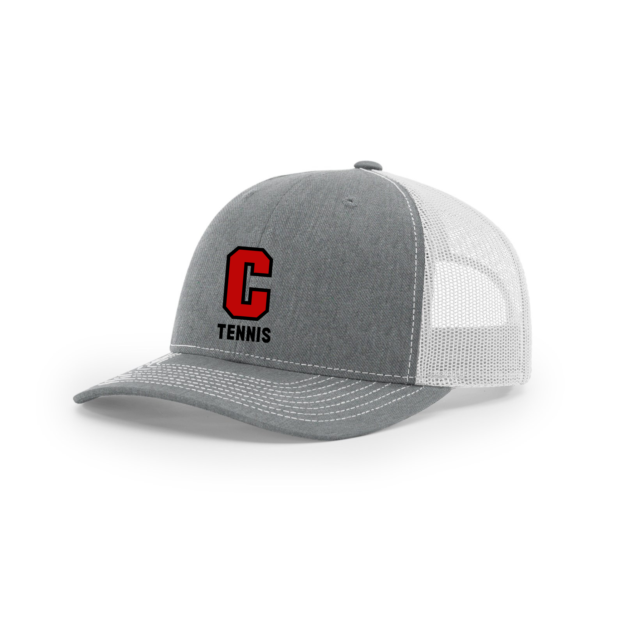 Central Tennis Richardson 112 Cap- Heather Grey/White