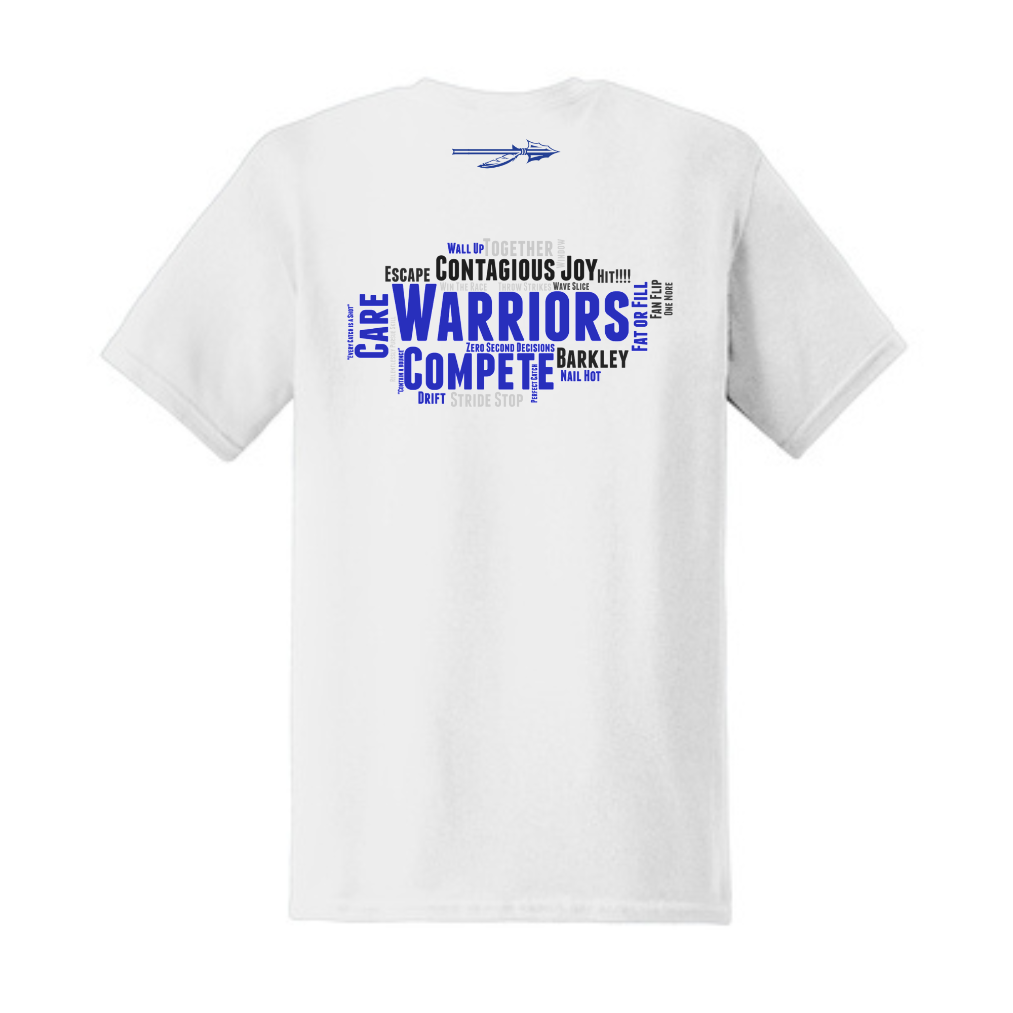 Wilson Zip City Hoops Short Sleeve Tee- White 6400