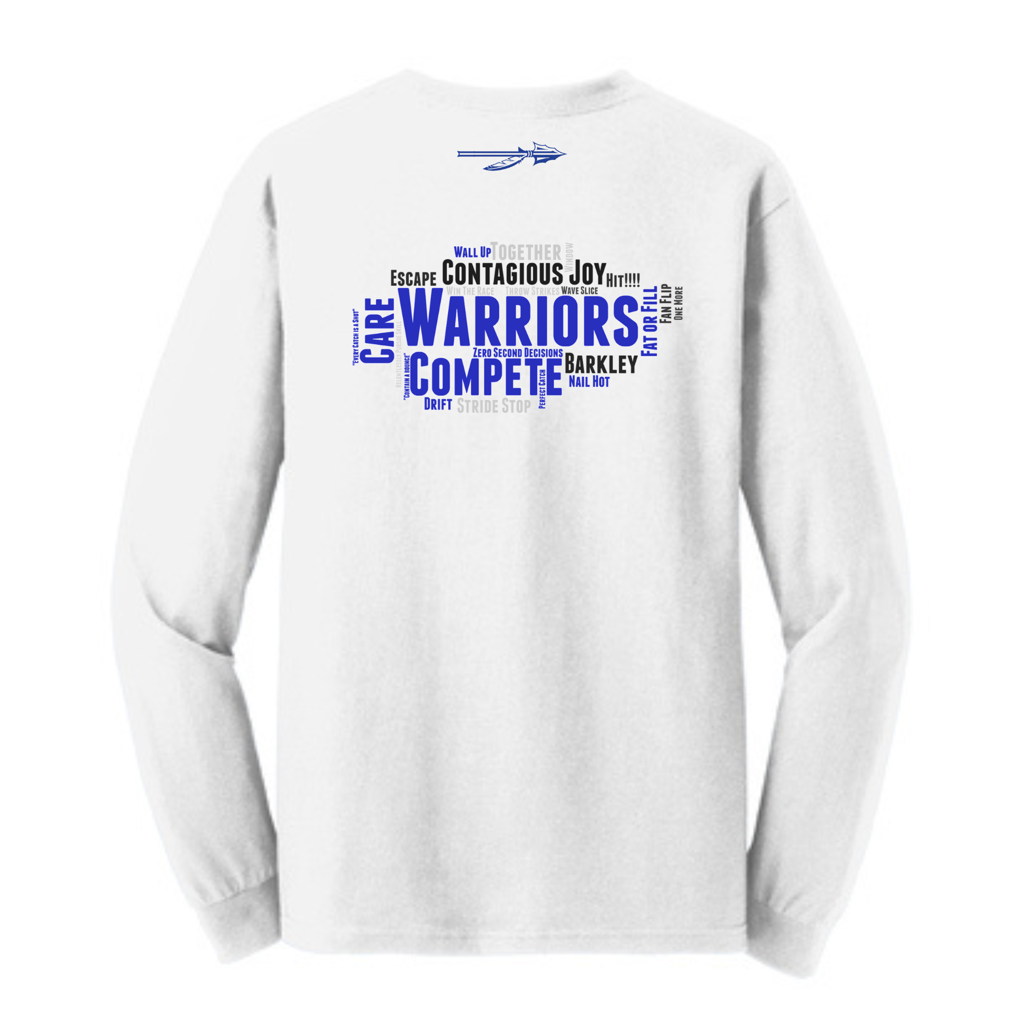 Wilson Zip City Hoops Long Sleeve Tee- White 5400