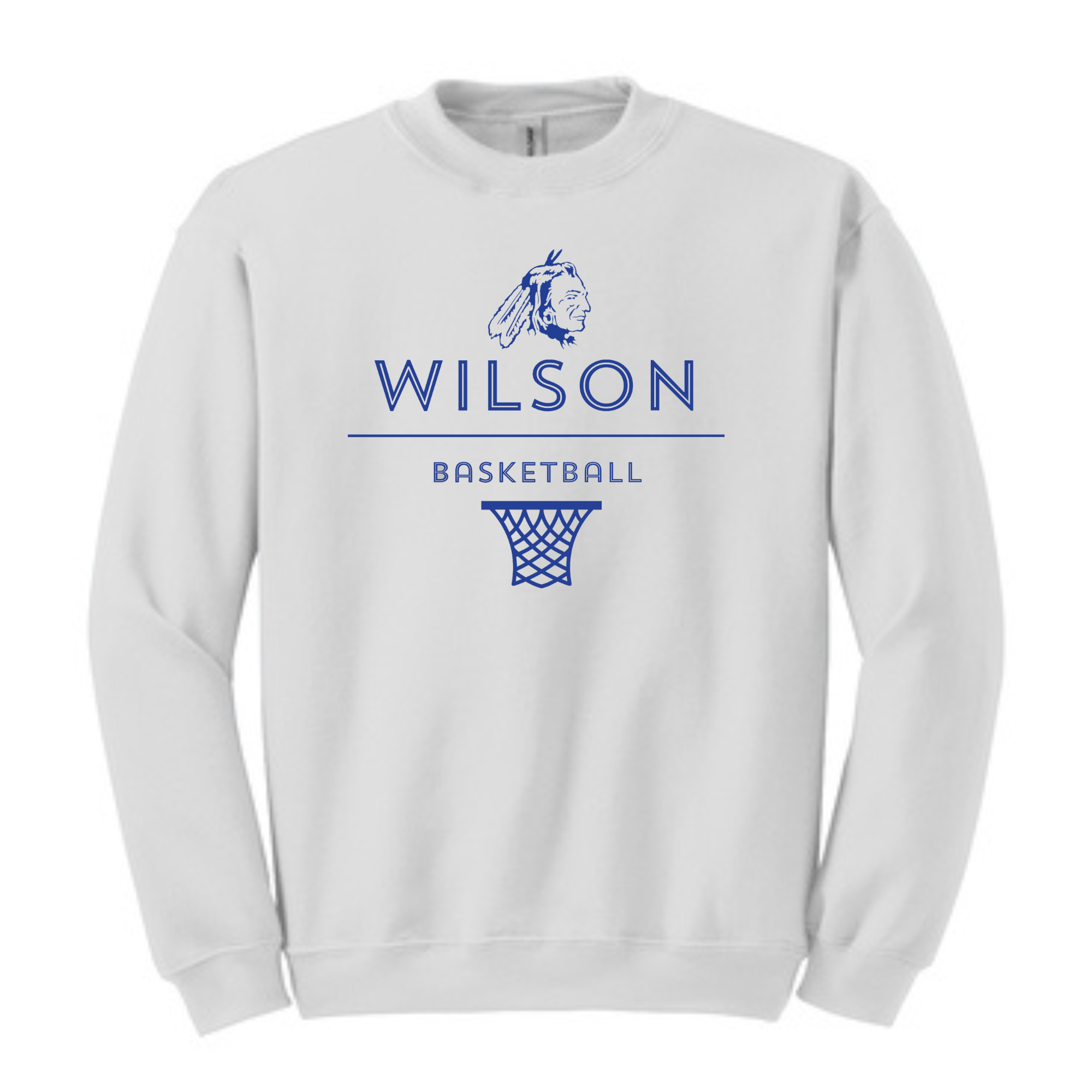 Wilson Basketball Crewneck Sweatshirt- 18000