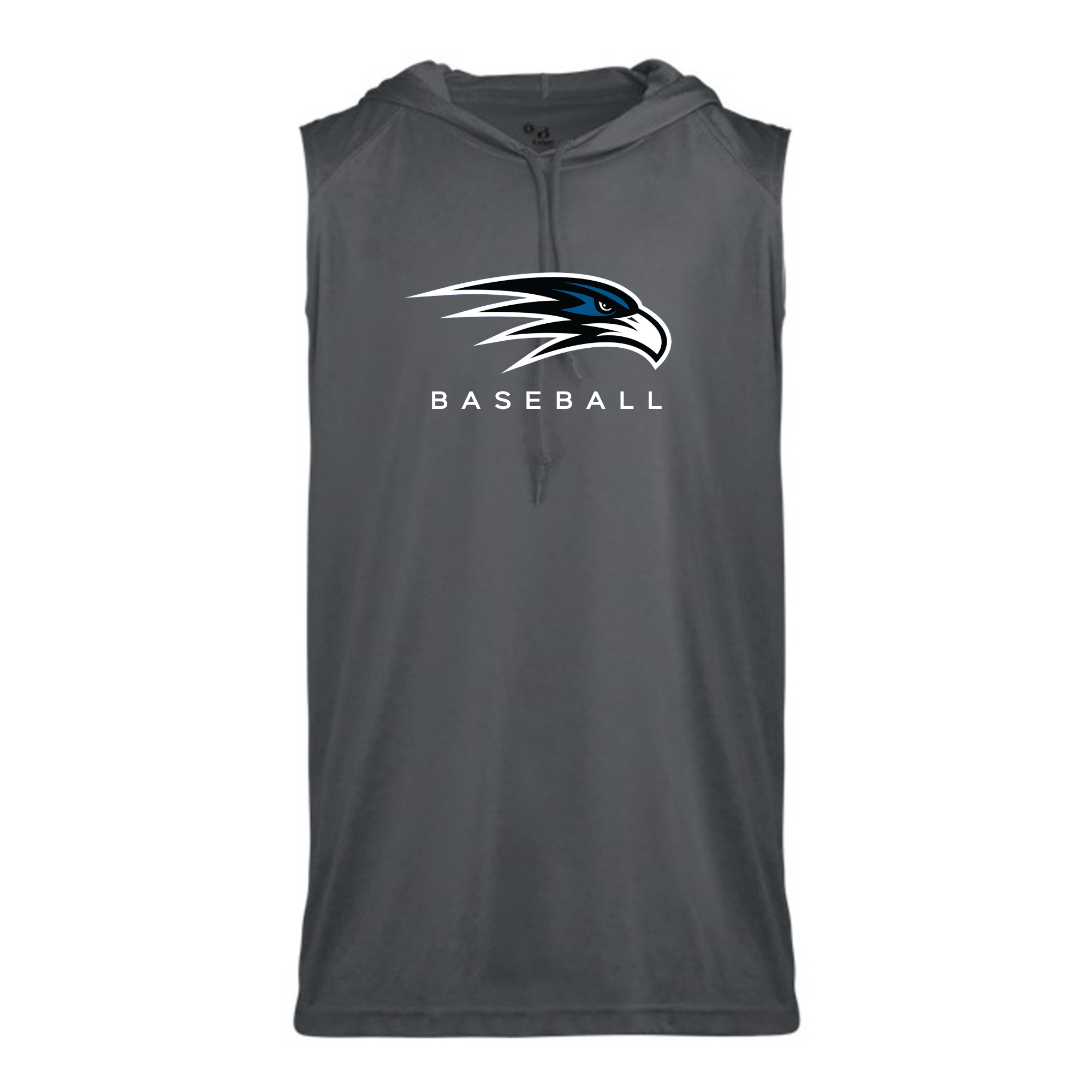 Florence Baseball Sleeveless Hooded Tank- 4108
