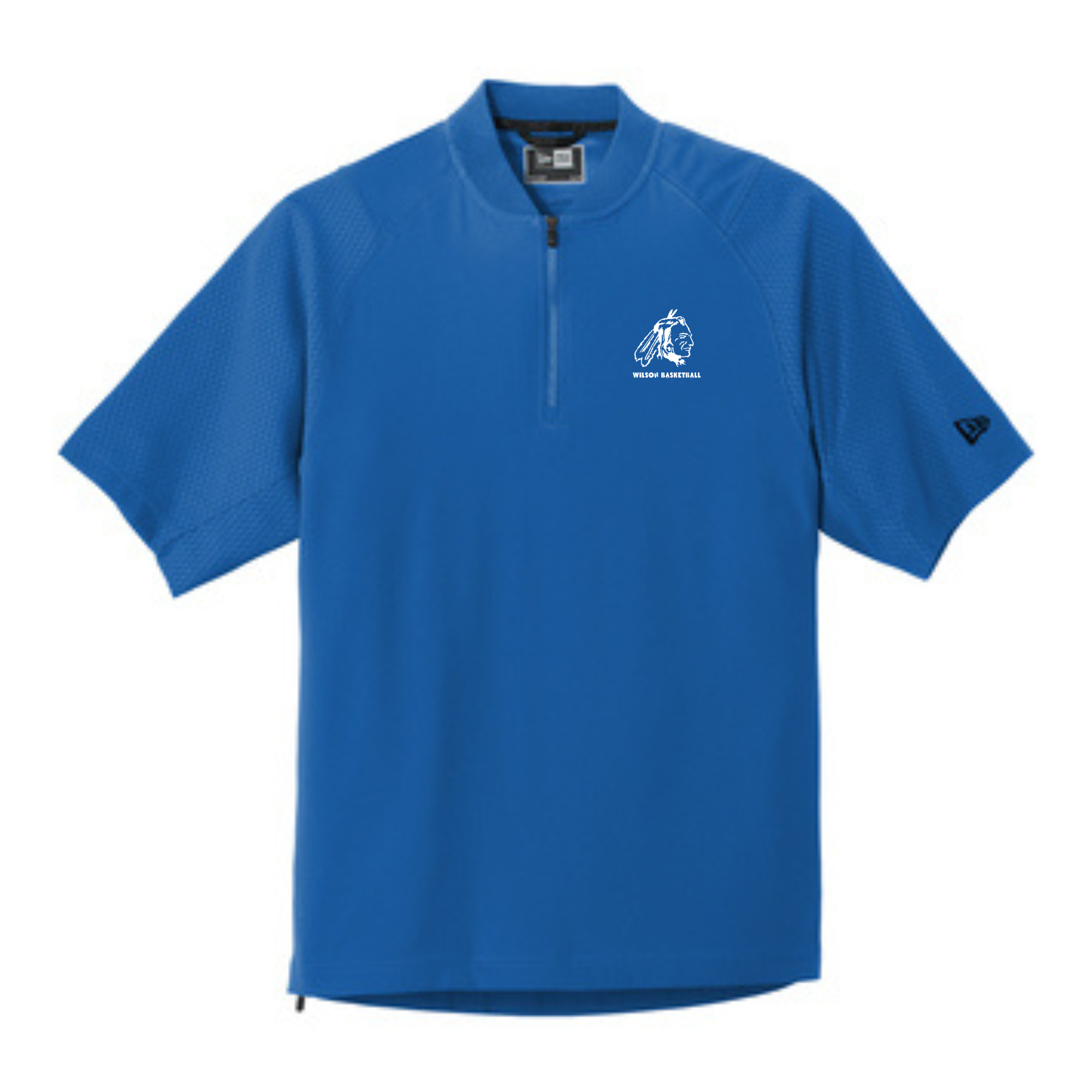 Wilson Basketball Short Sleeve Jacket- Royal NEA600