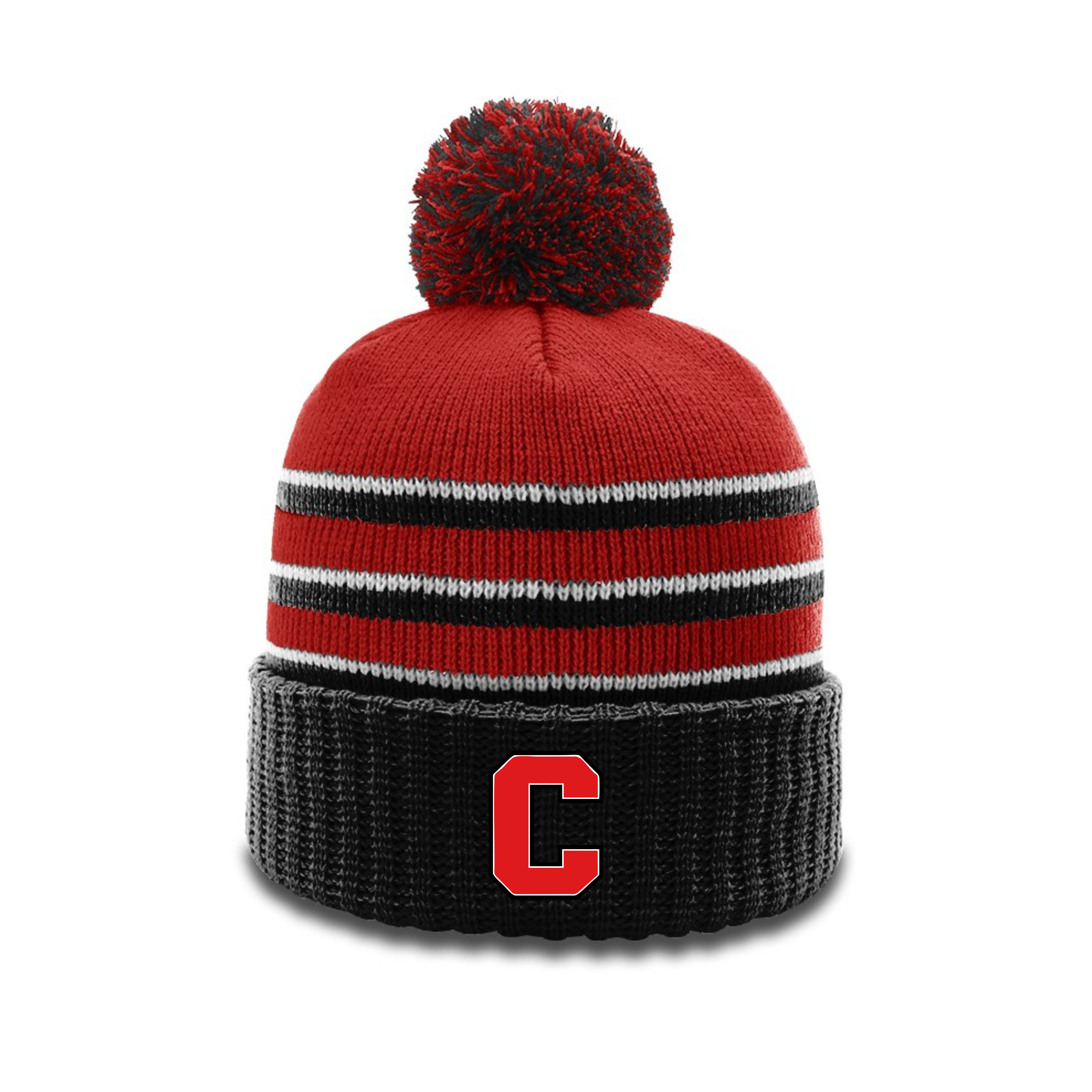 CENTRAL Basketball BEANIE WITH POM POM- 134