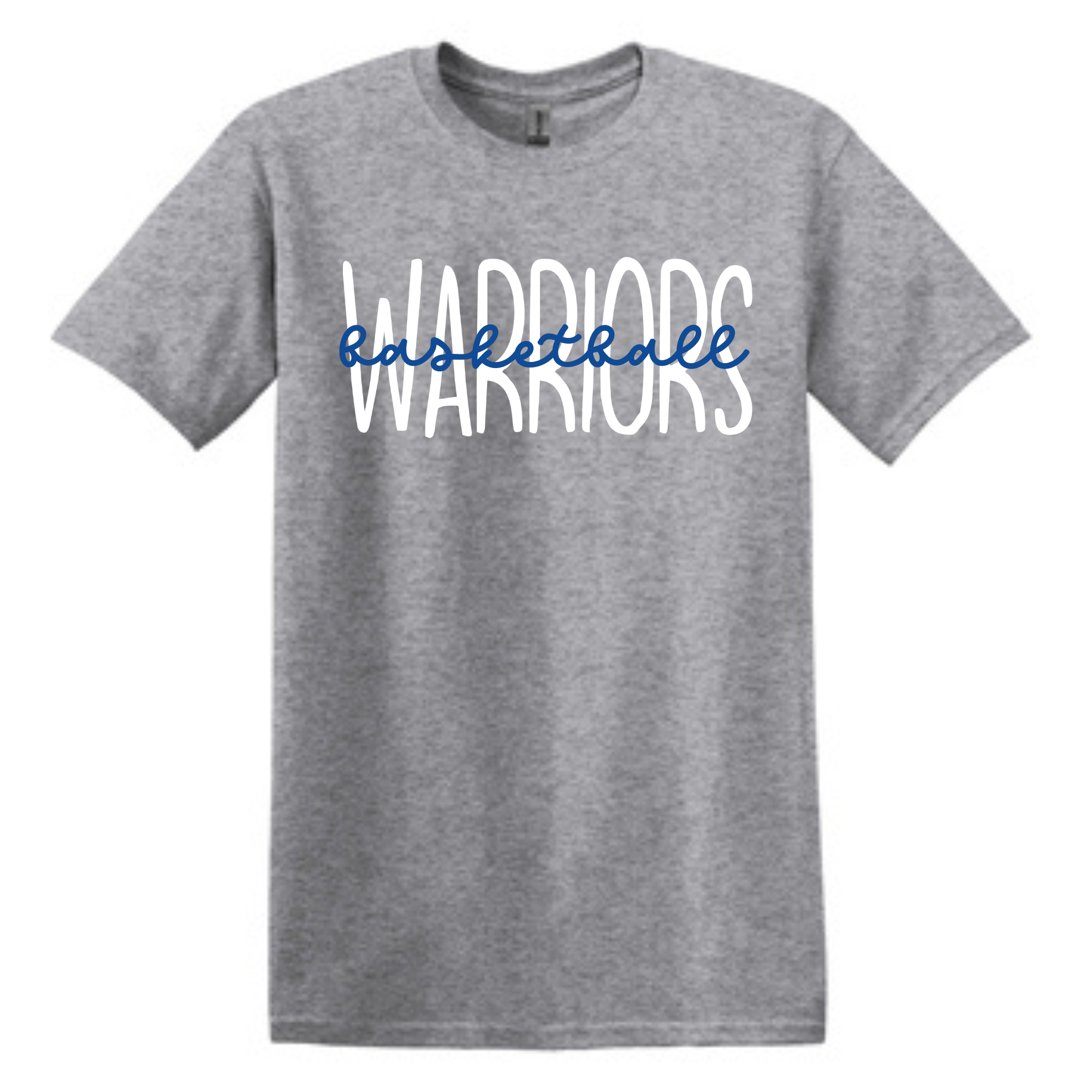 Wilson Warrior Basketball Script Tee- 64000 Sport Grey