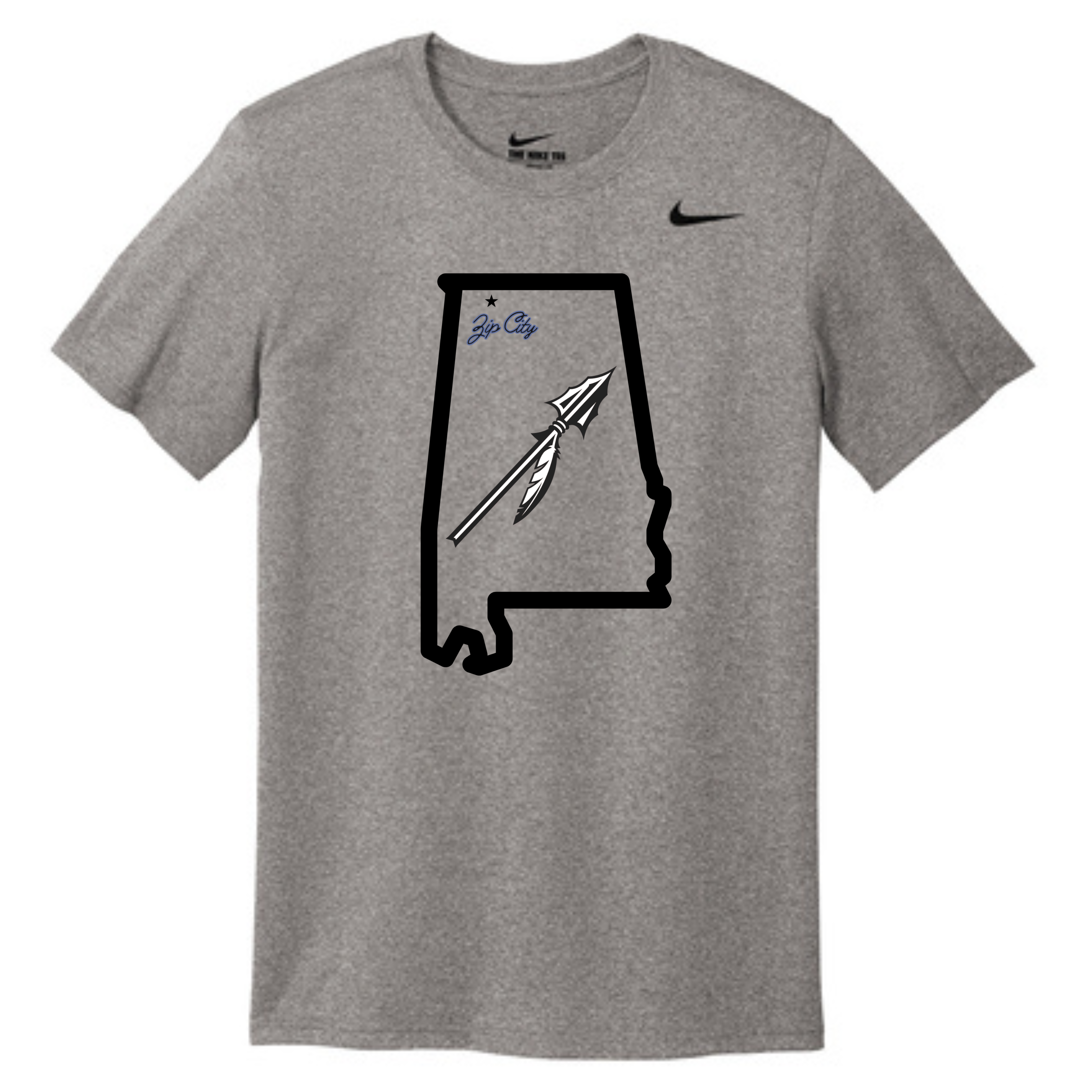 Wilson Basketball STATE Nike Legend Tee- DV7299 GREY