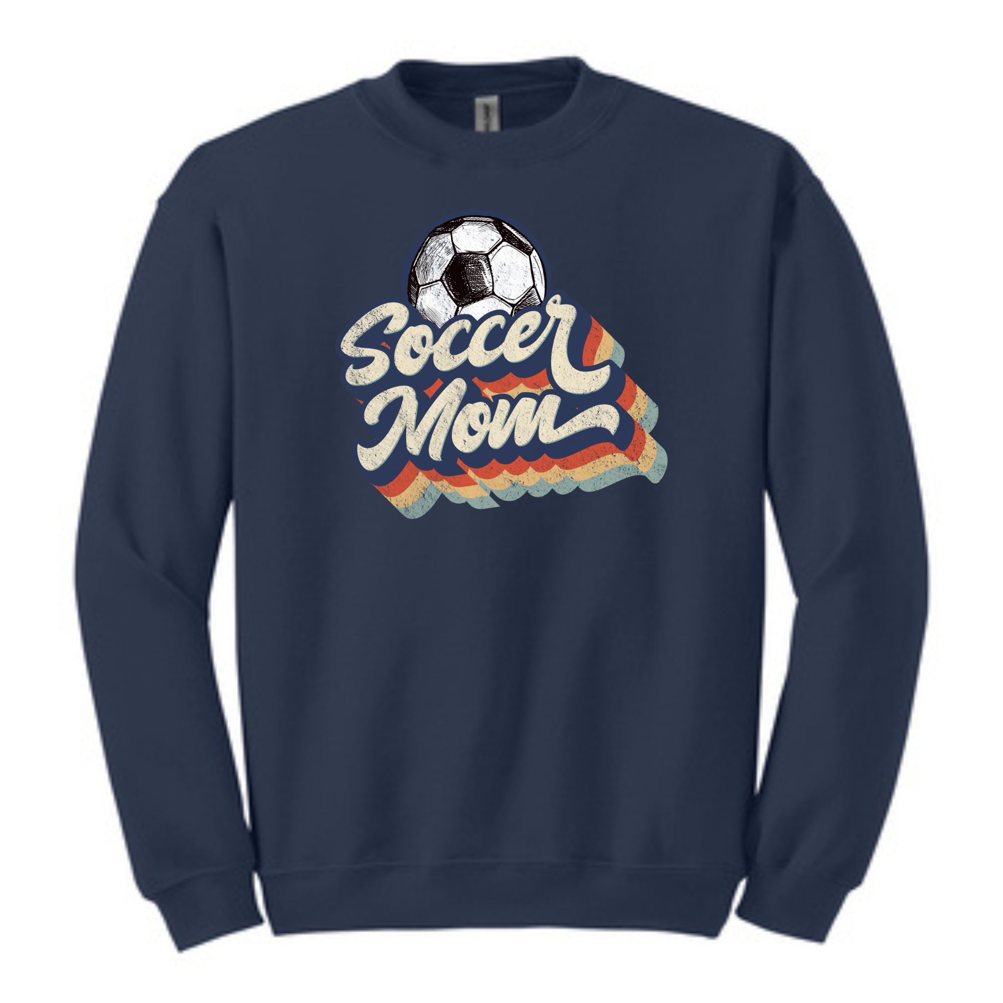 WILSON SOCCER MOM CREWNECK SWEATSHIRT- NAVY 18000