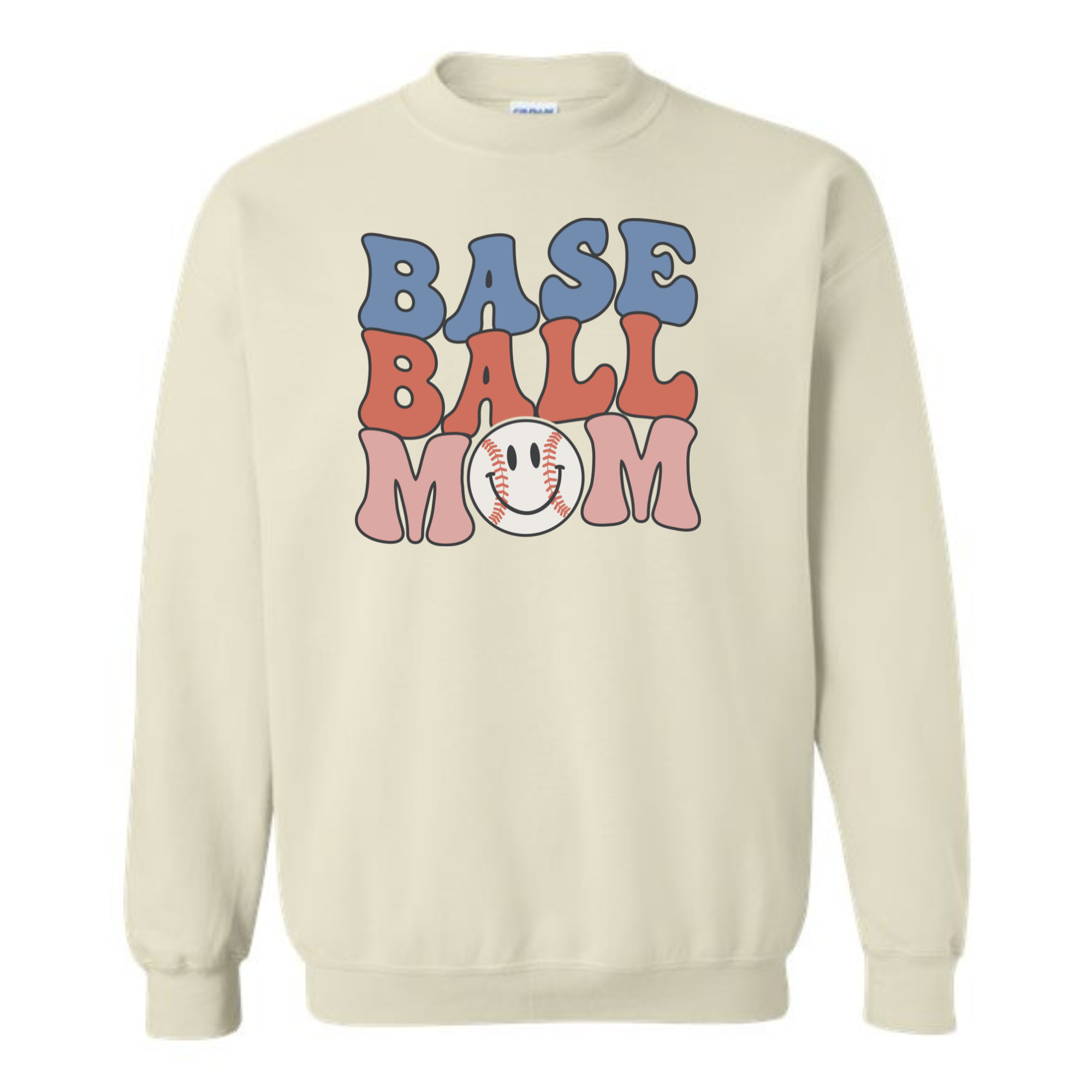 Baseball mom SWEATSHIRT- 18000 sand