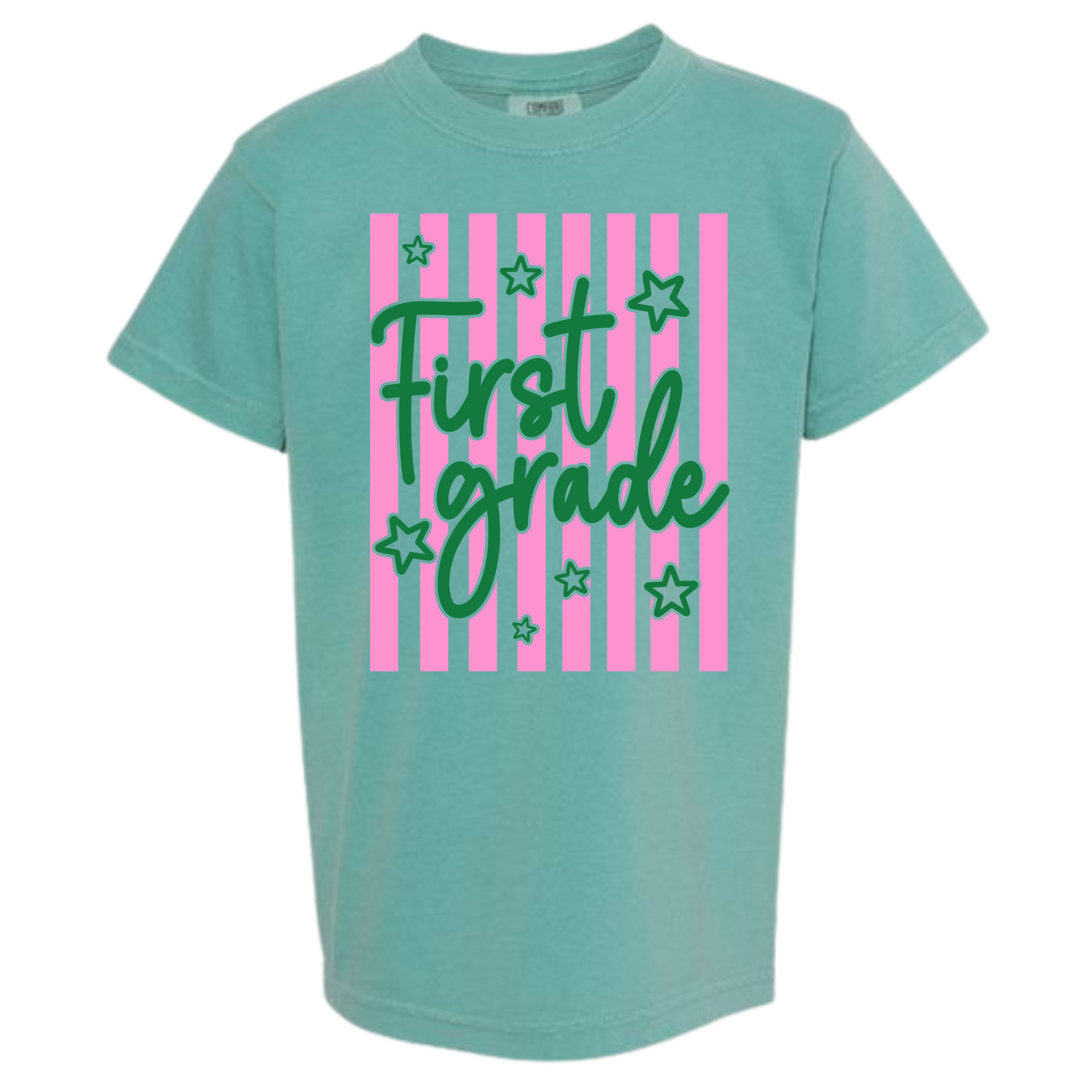 Striped Grade Level Comfort Colors Tees