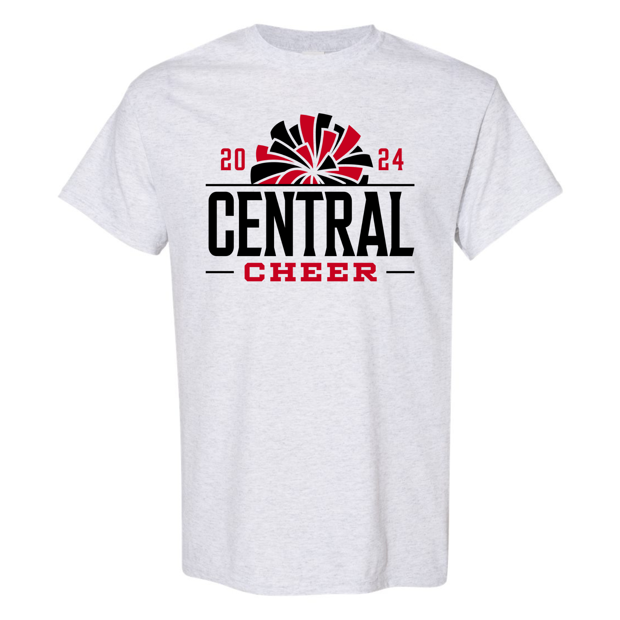 Central Cheer Tee- 5000 Ash Grey