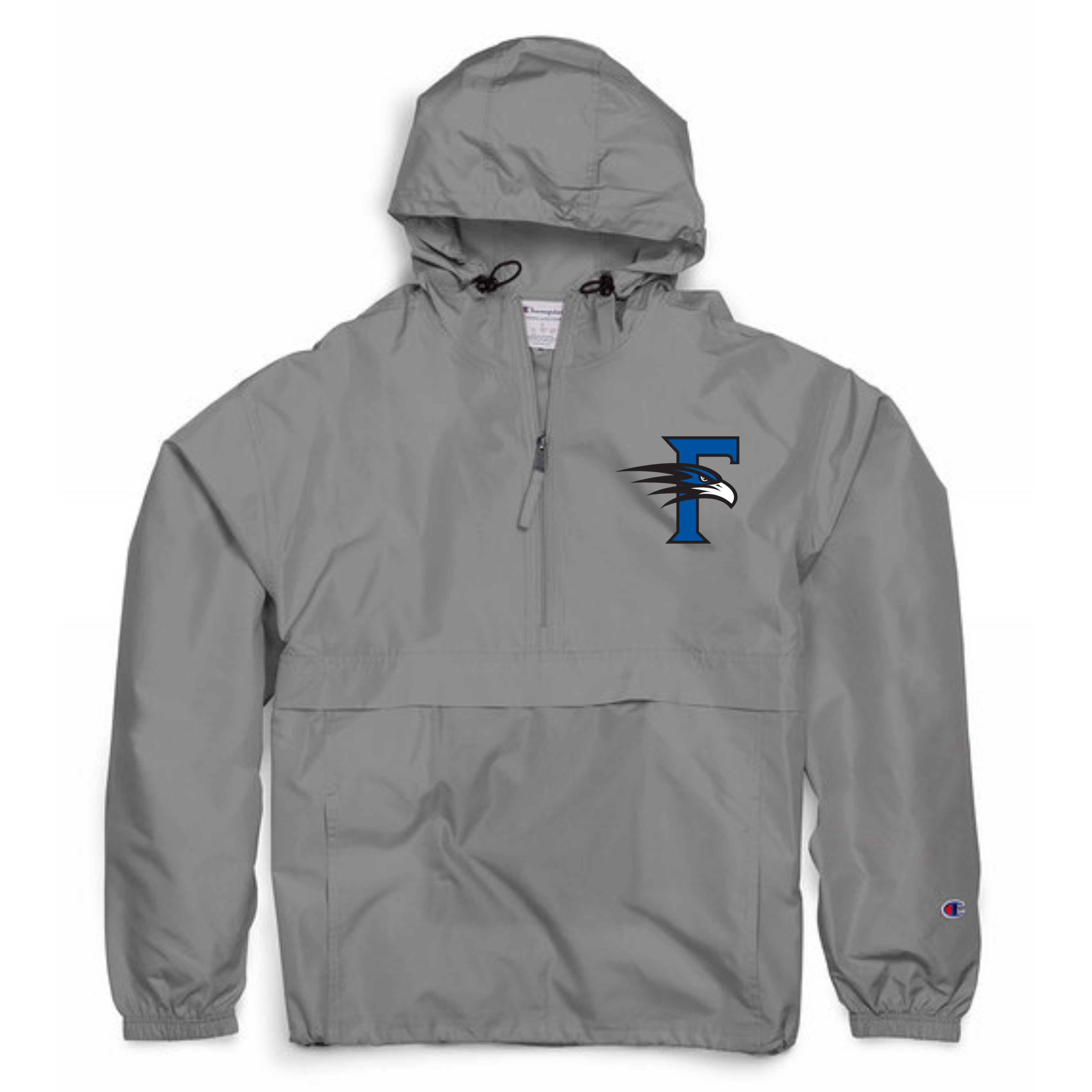 Florence Falcon Embroidered Champion 1/4 Zip Jacket- CO200