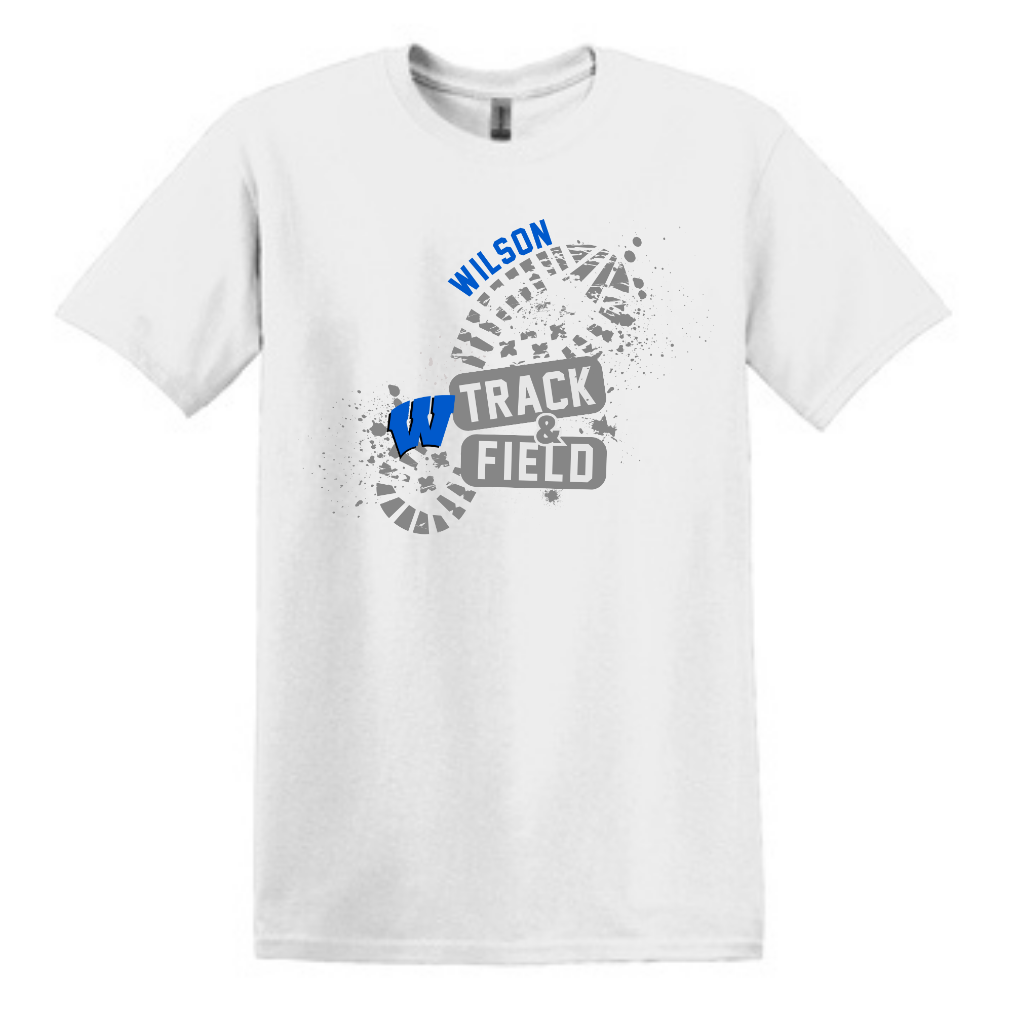 Wilson Track and Field Footprint Tee- 64000