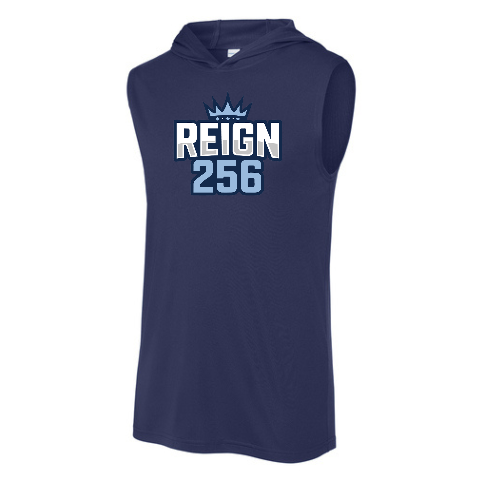 256 Reign Sleeveless Dri-Fit Hoodie- ST352H Navy