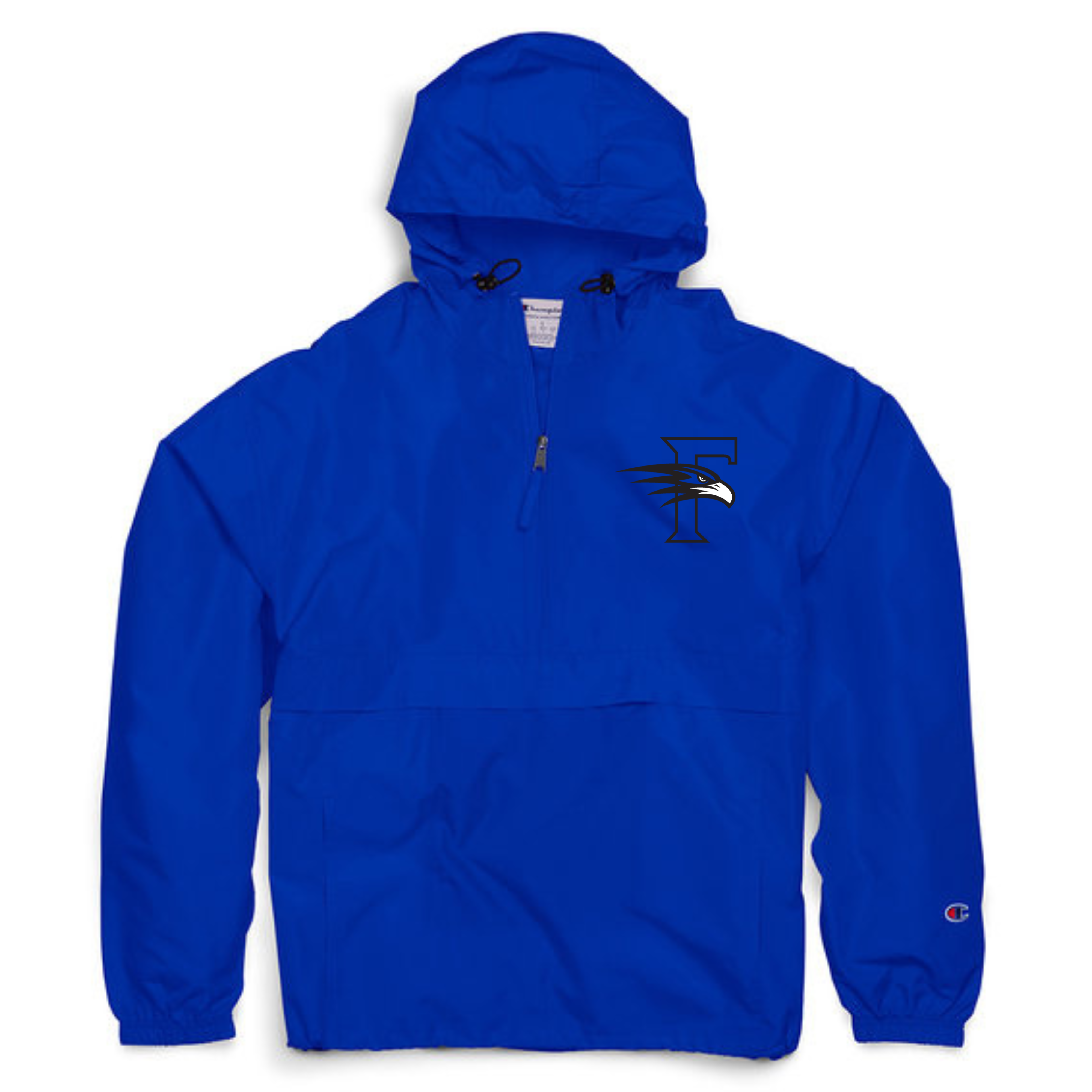 Florence Falcon Embroidered Champion 1/4 Zip Jacket- CO200