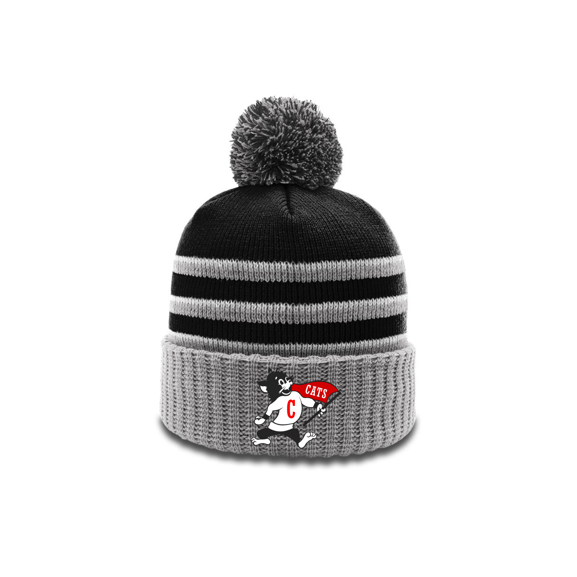 Central Elementary Wildcat Beanie with Pom Pom- 134