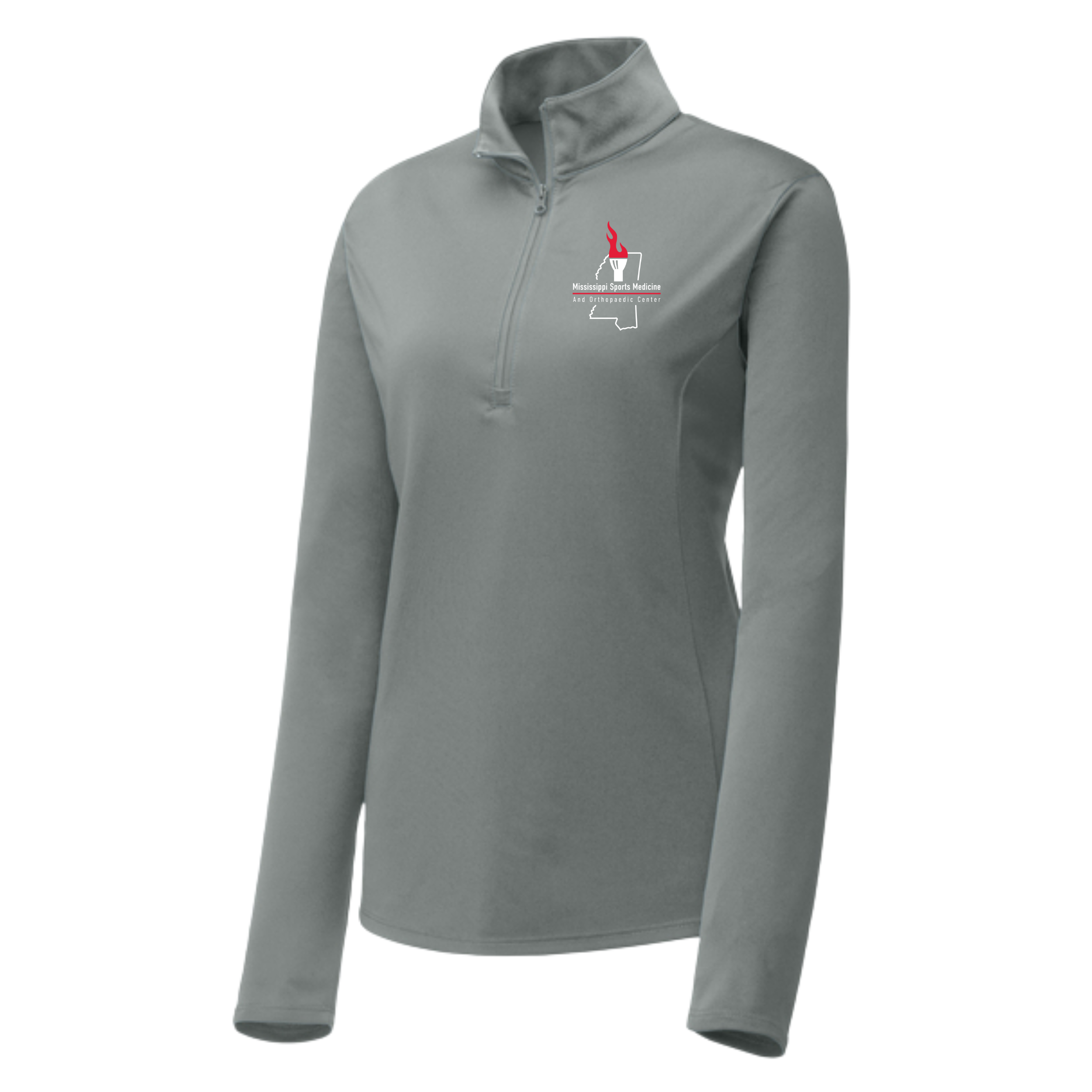 Orthopedic Center Ladies Embroidered quarter zip pullover- LST357