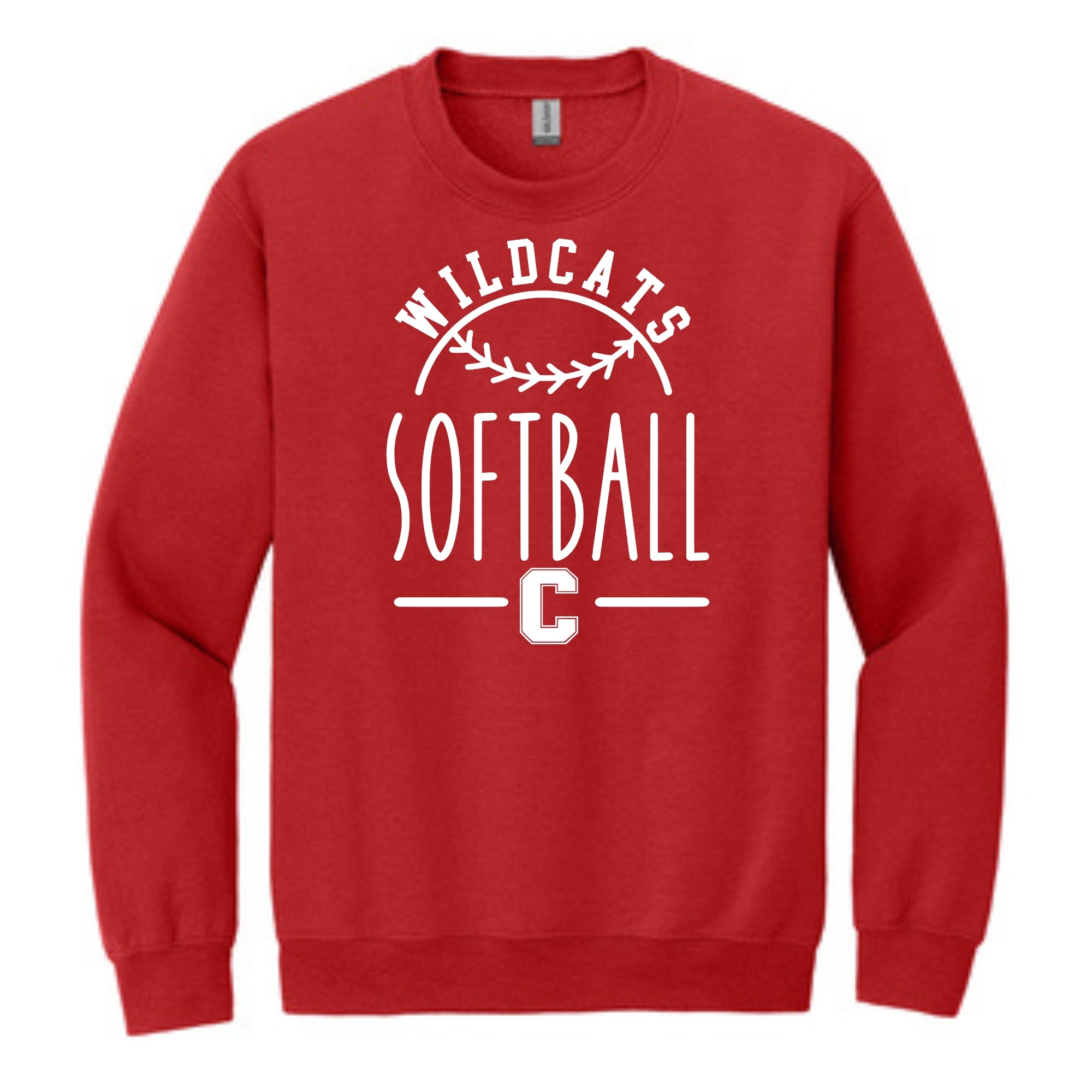 Central Wildcats Softball Crewneck Sweatshirt- 18000