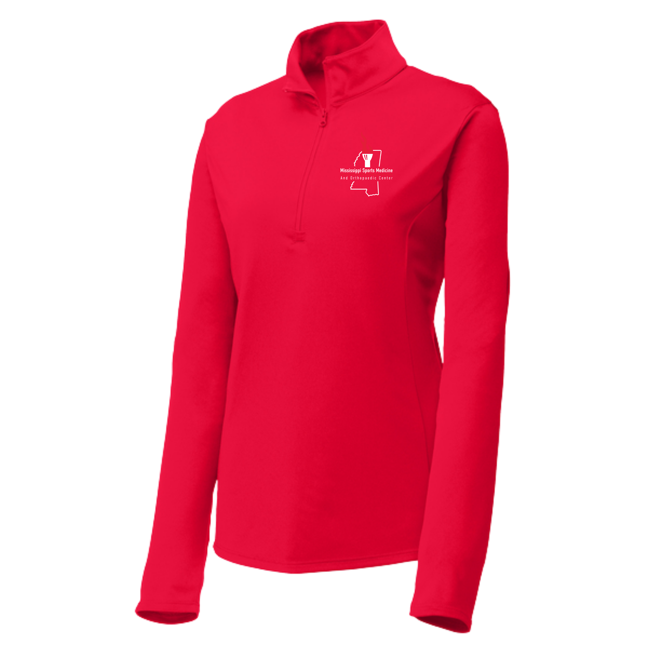 Orthopedic Center Ladies Embroidered quarter zip pullover- LST357