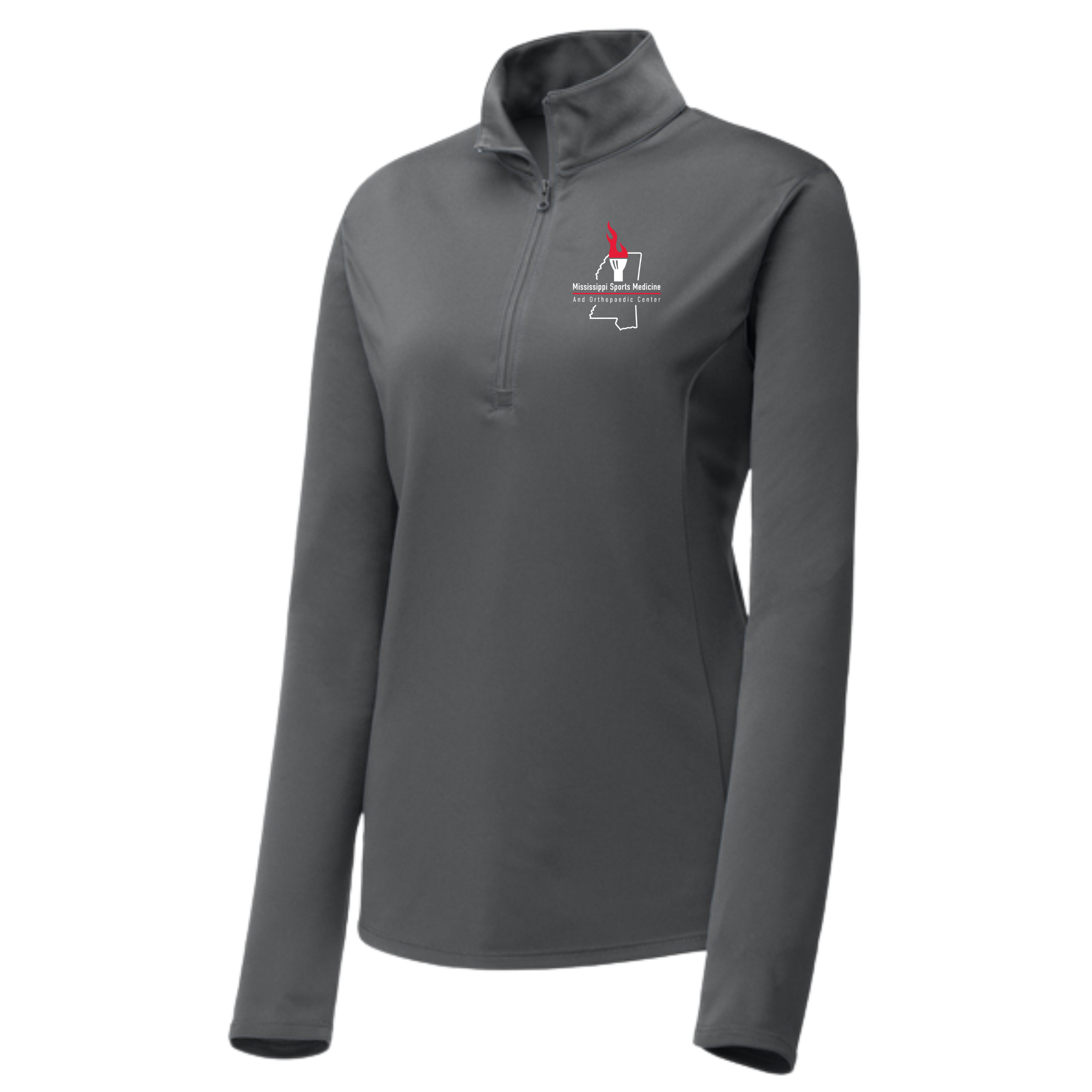 Orthopedic Center Ladies Embroidered quarter zip pullover- LST357