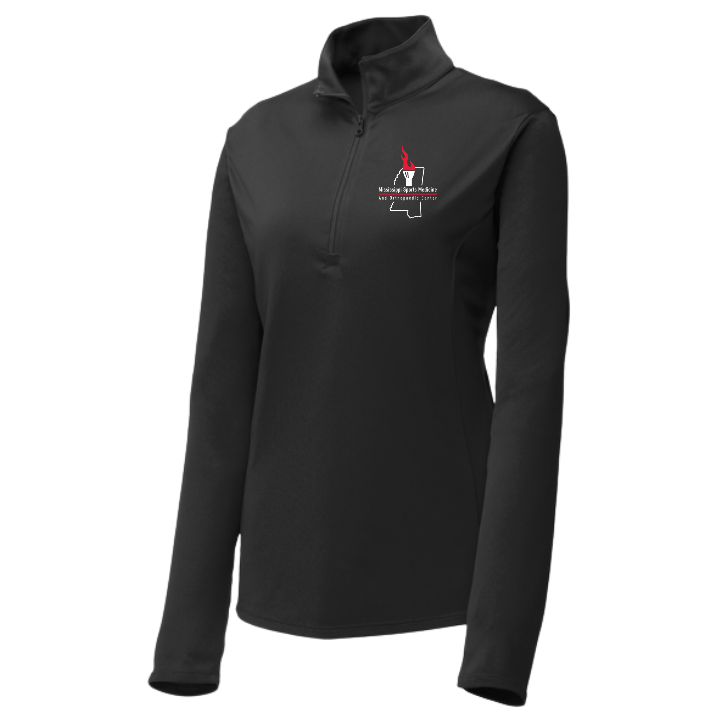 Orthopedic Center Ladies Embroidered quarter zip pullover- LST357