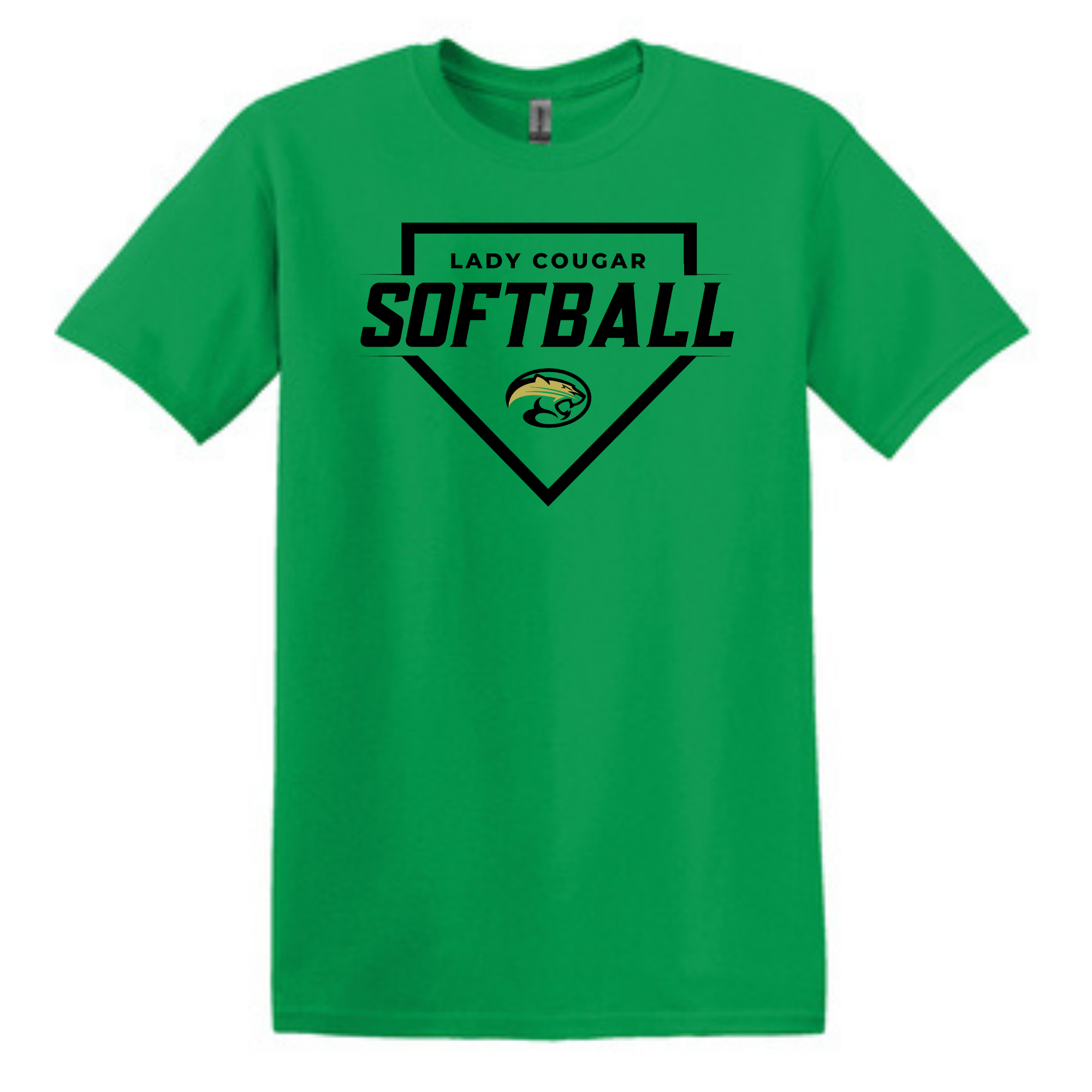 Waterloo Lady Cougar Softball Tee- 64000
