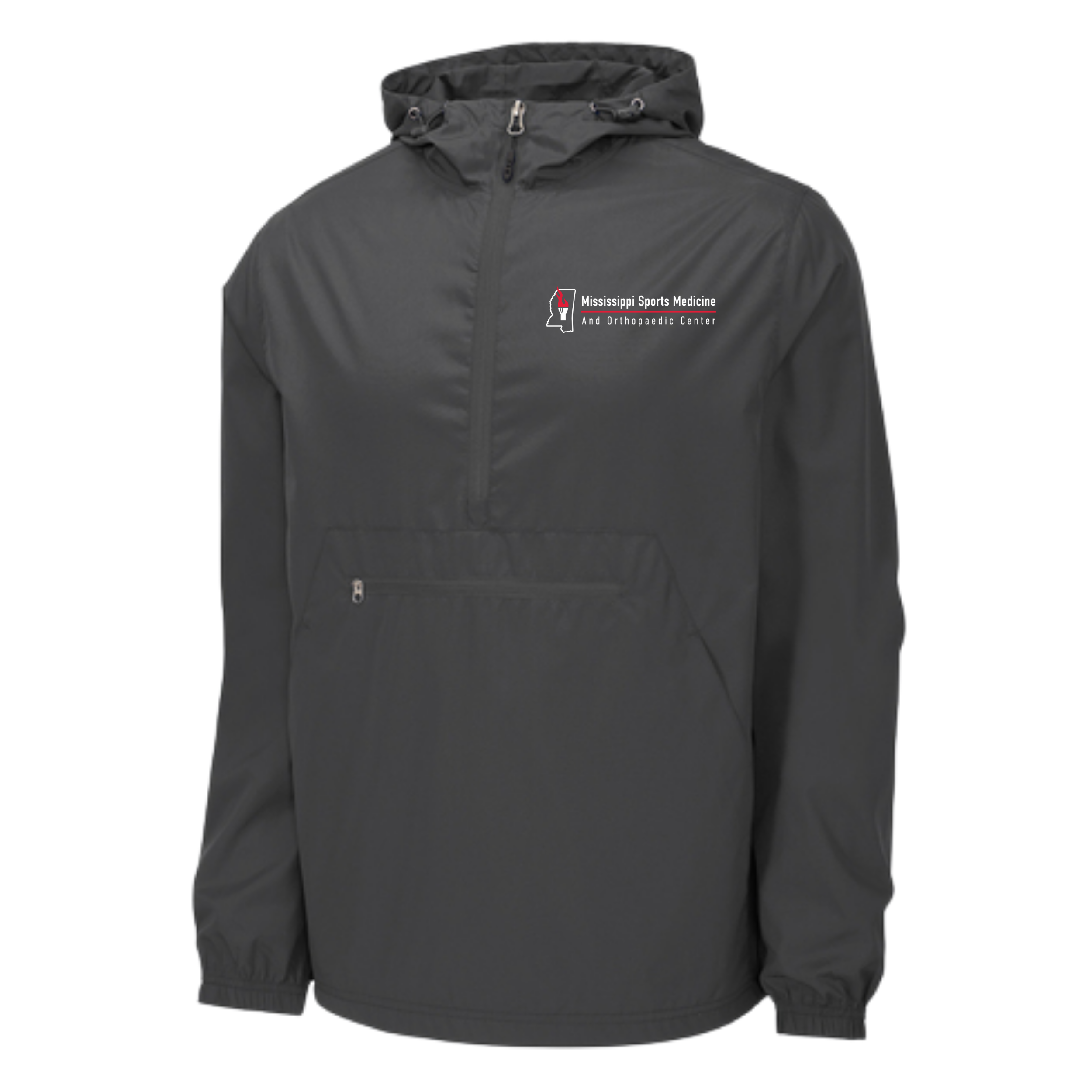 Orthopedic Center Embroidered Anorak- JST66