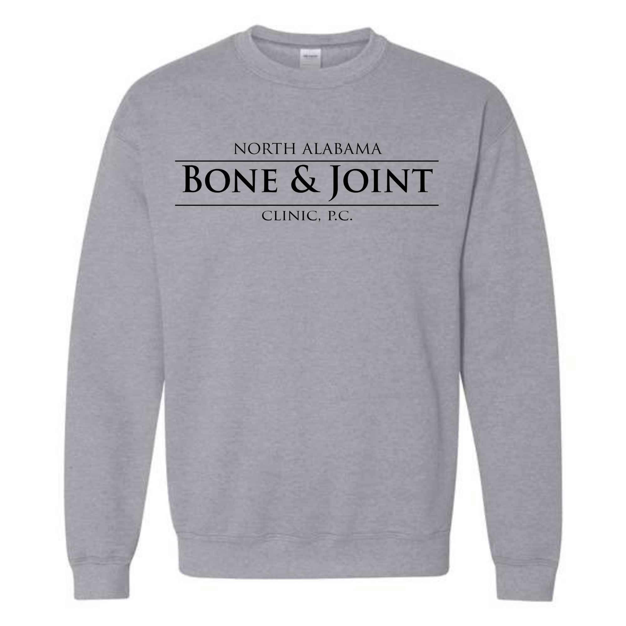 Bone and Joint Crewneck Sweatshirt- 18000 Sport Grey