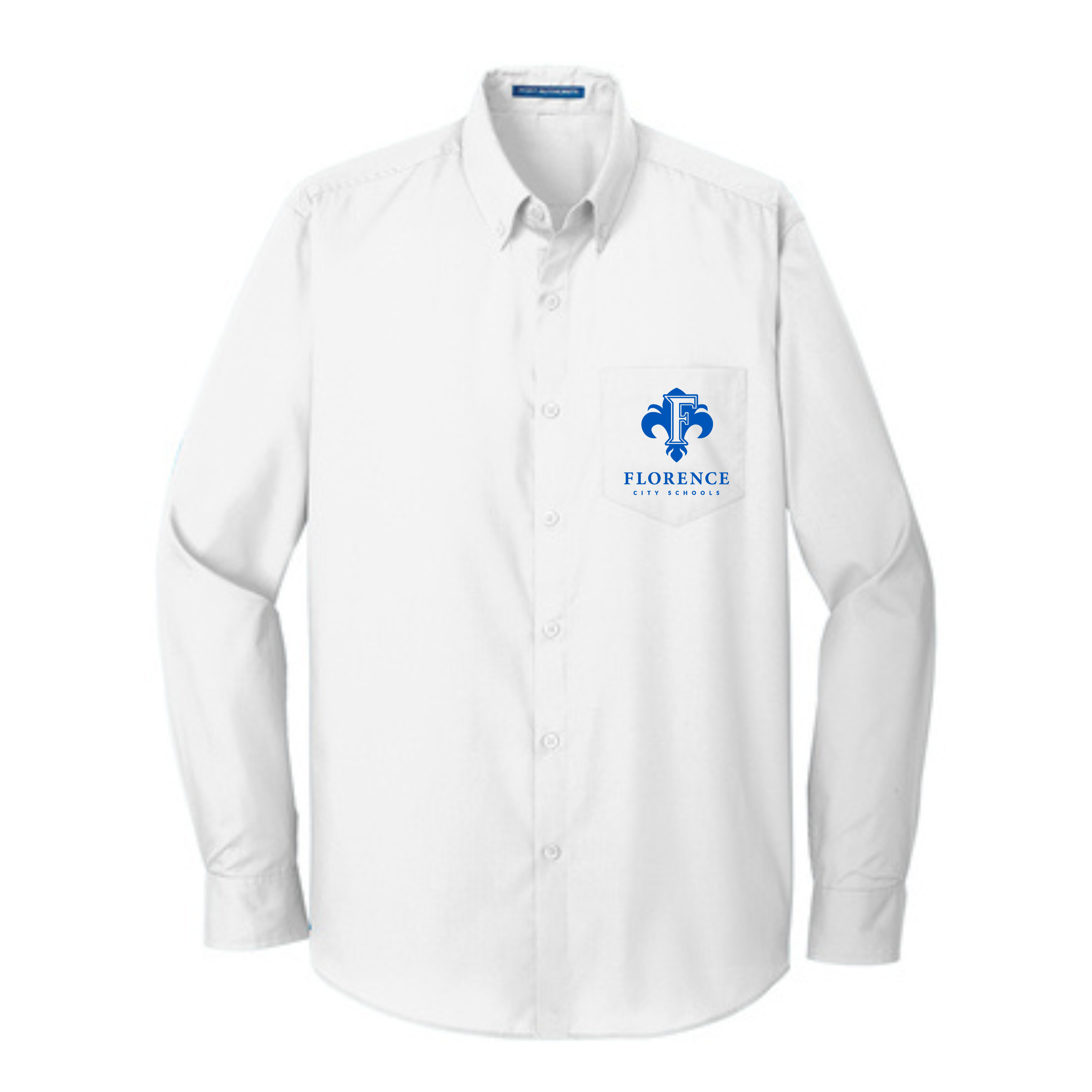 Florence Faculty Long Sleeve Embroidered Polo- L663