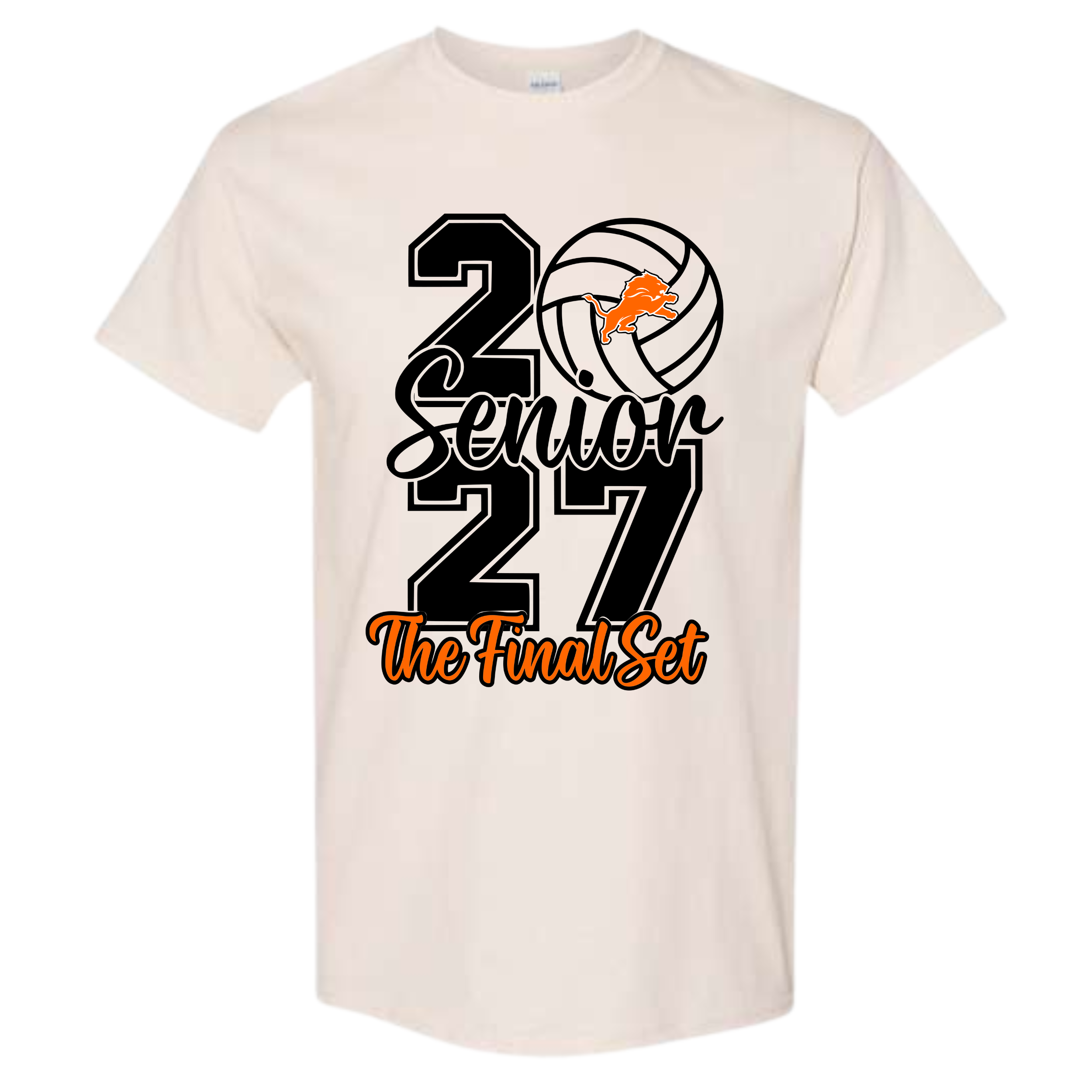 Senior Volleyball the Final Set-Gildan natural tee #5000