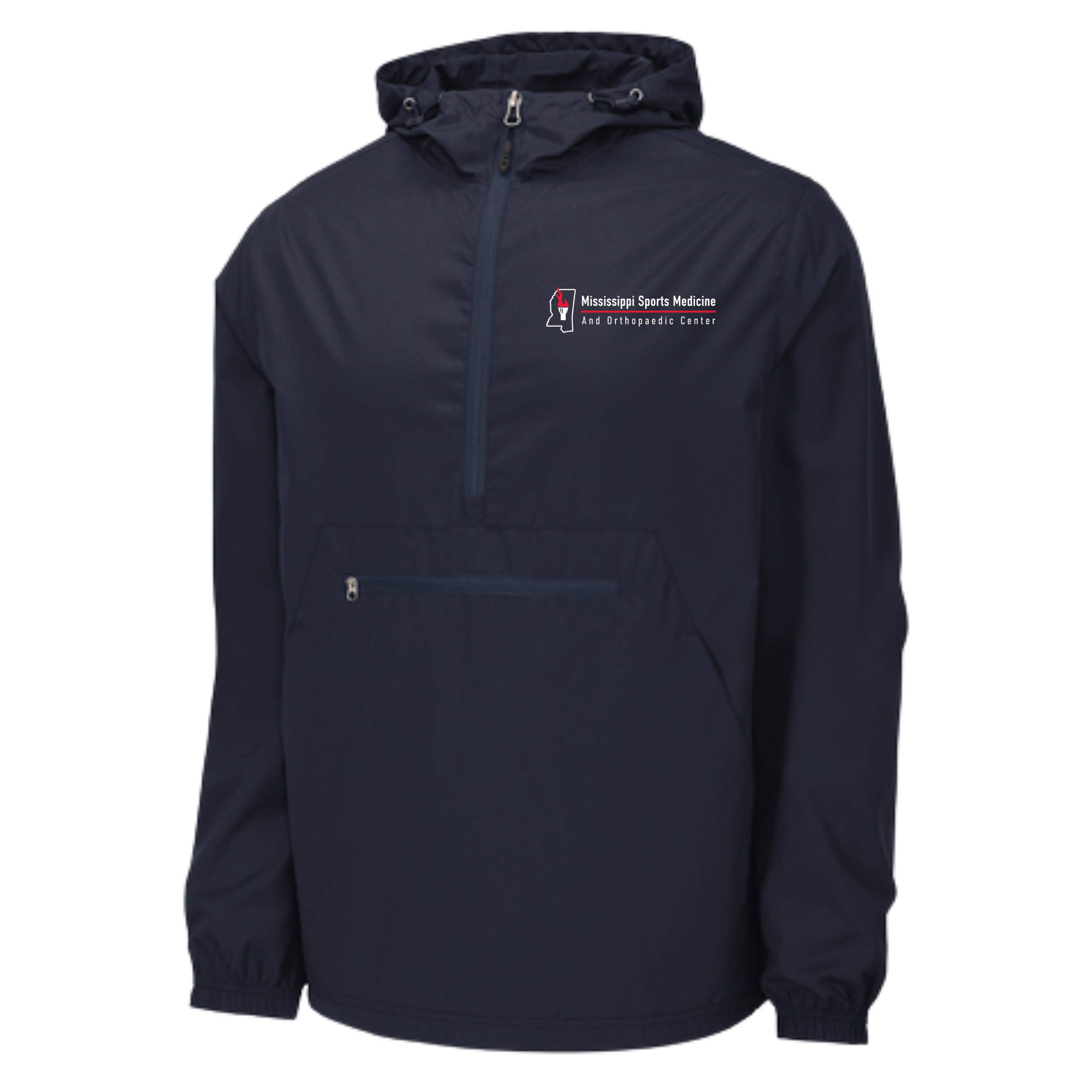 Orthopedic Center Embroidered Anorak- JST66