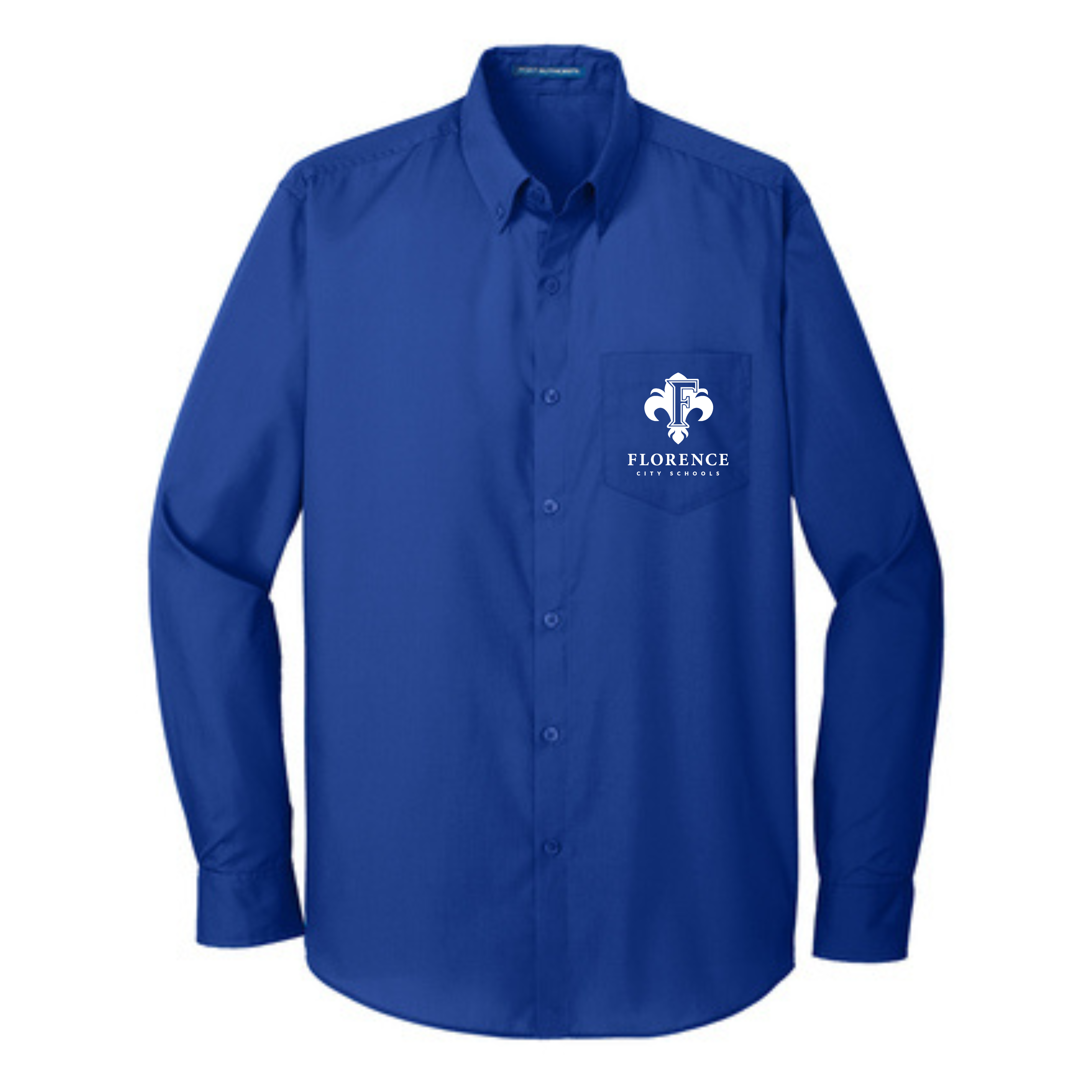 Florence Faculty Long Sleeve Embroidered Polo- L663