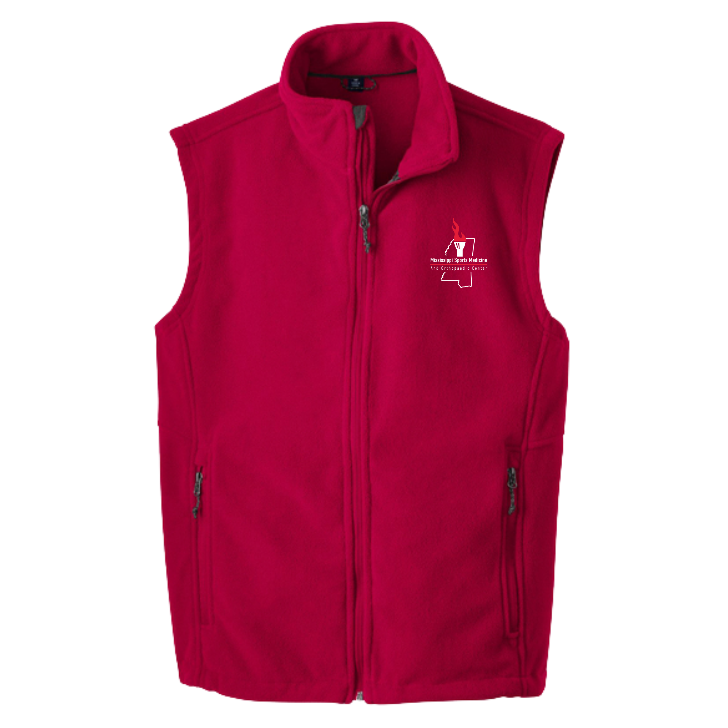 Orthopedic Center Embroidered Fleece Vest- F219