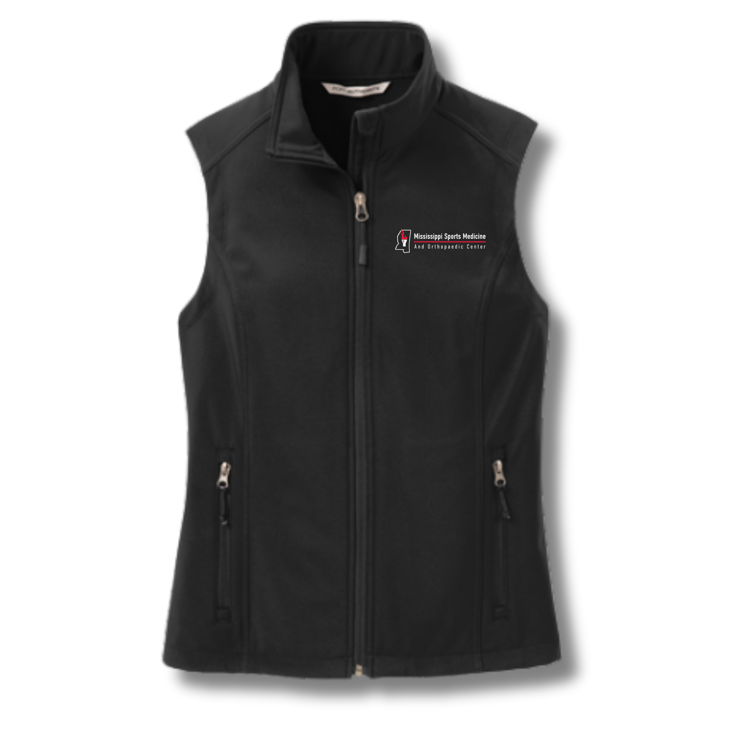 Orthopedic Center Women's Embroidered Soft Shell Vest- L325