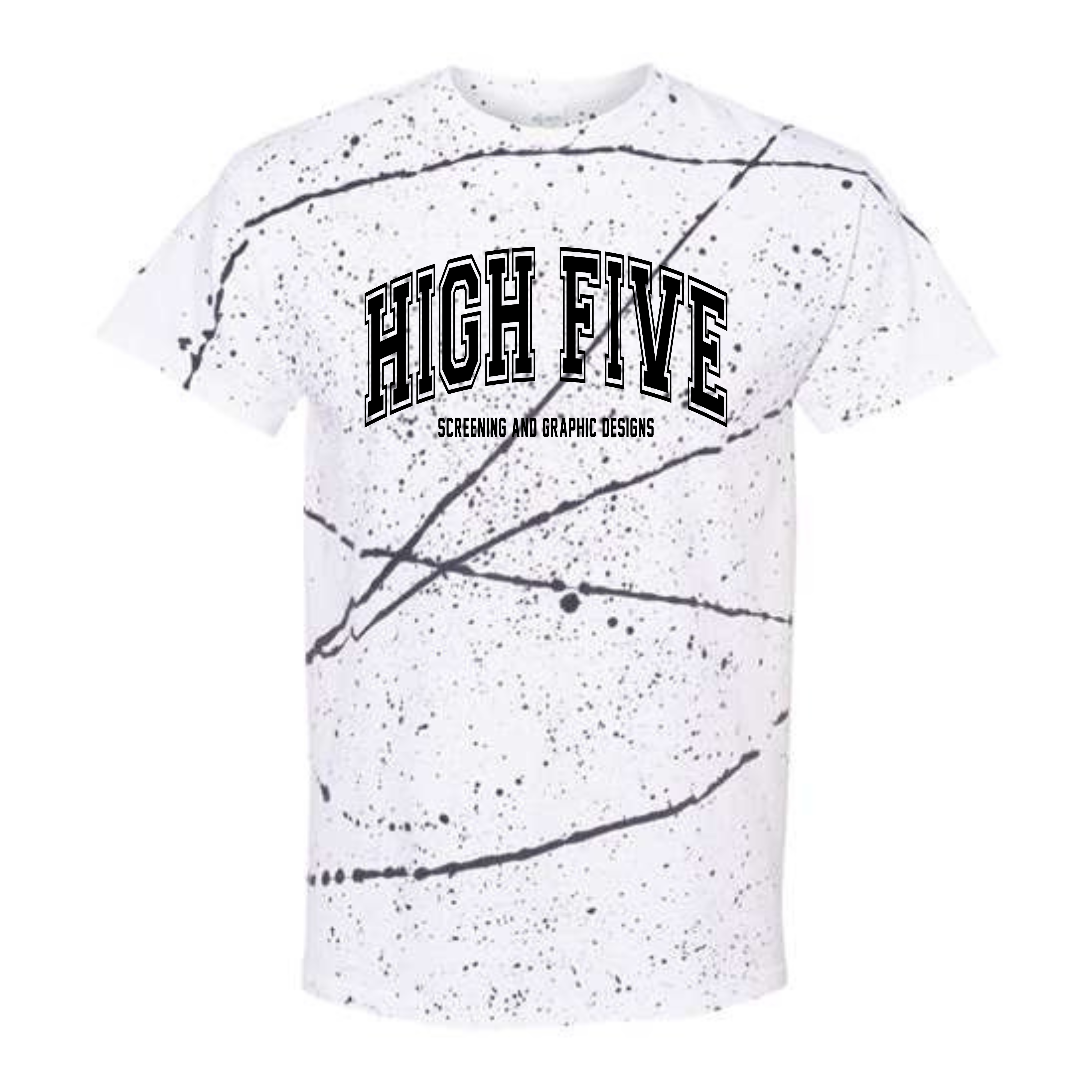 High Five Splatter Tee- 200SL
