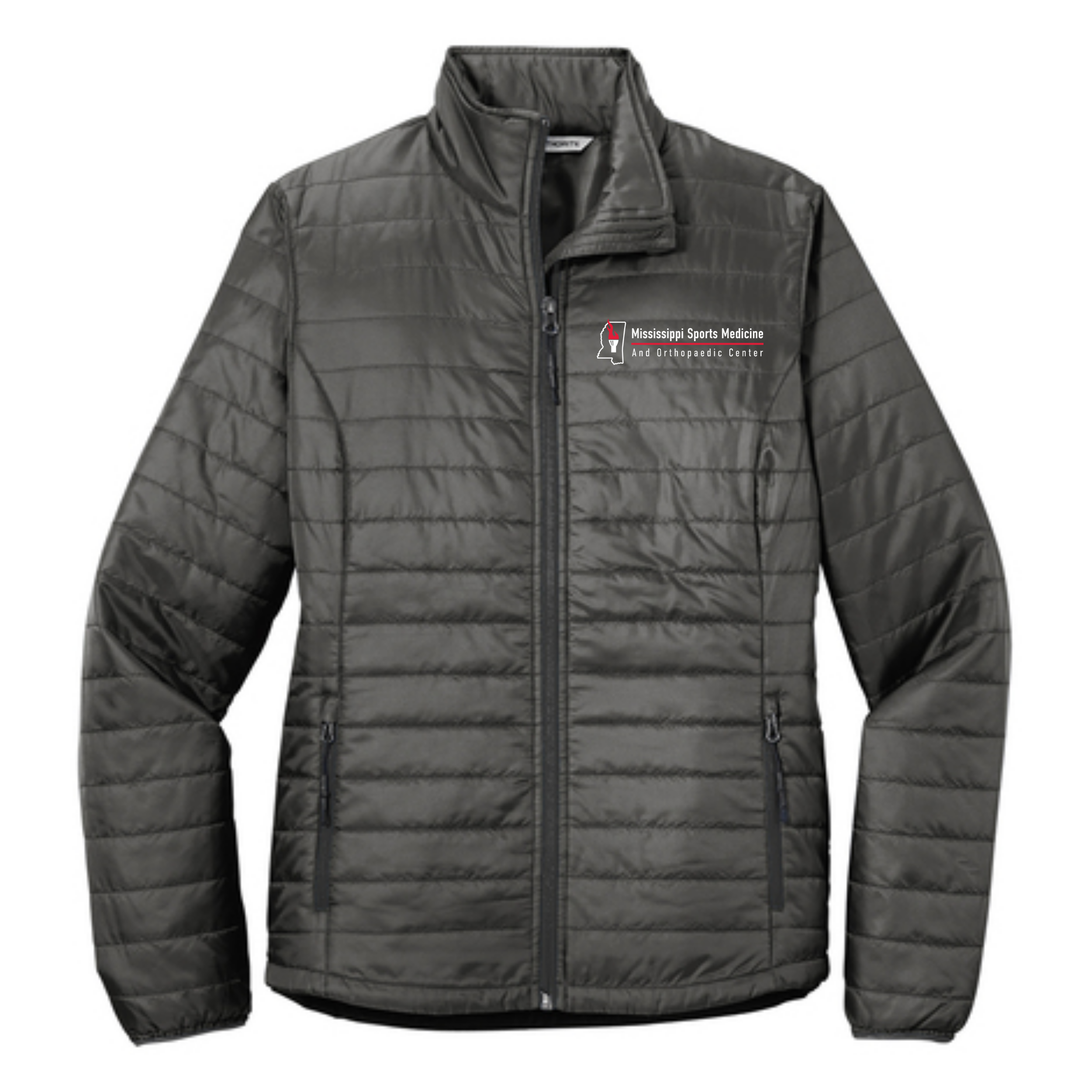 Orthopedic Center Women's Embroidered Puff Jacket- L850