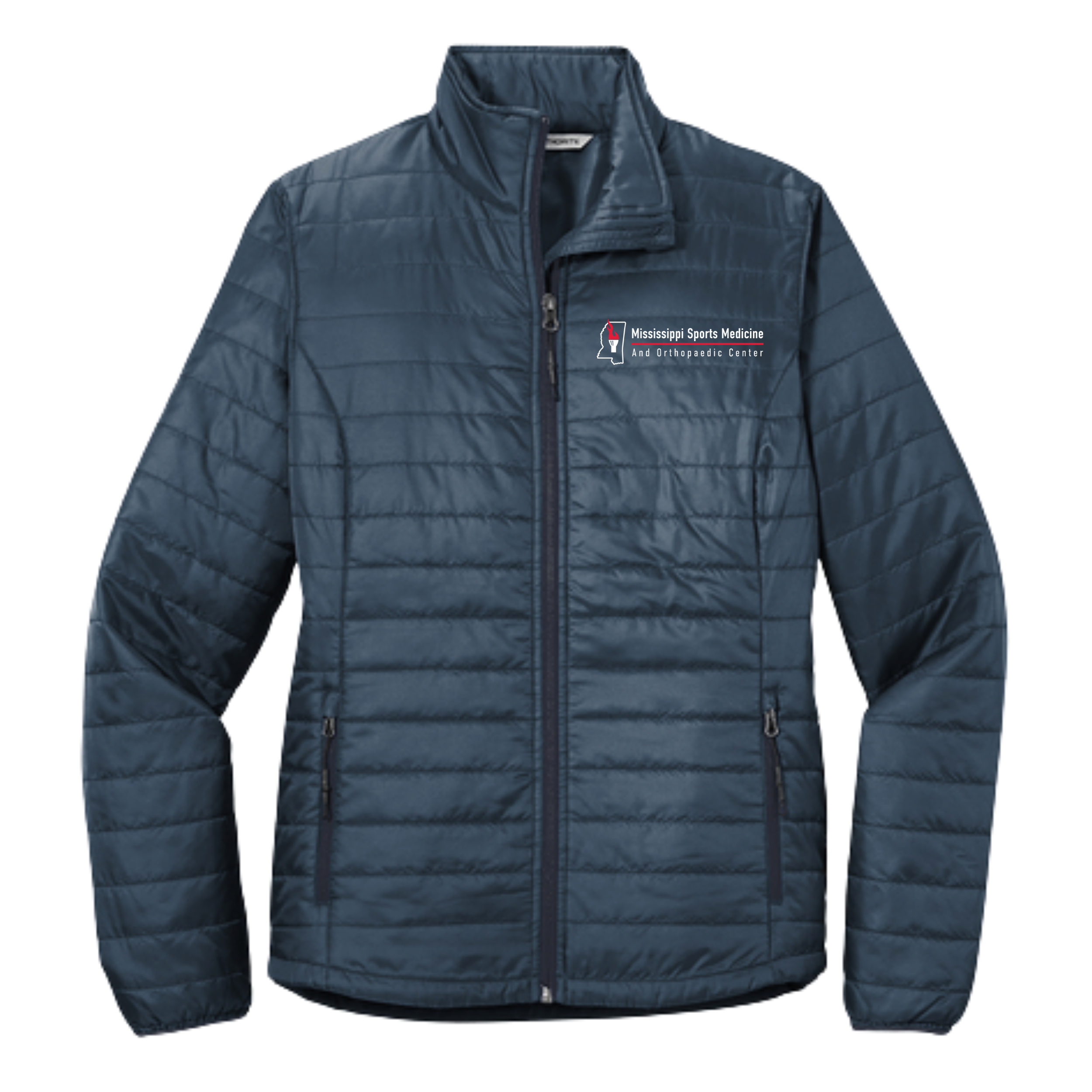 Orthopedic Center Women's Embroidered Puff Jacket- L850