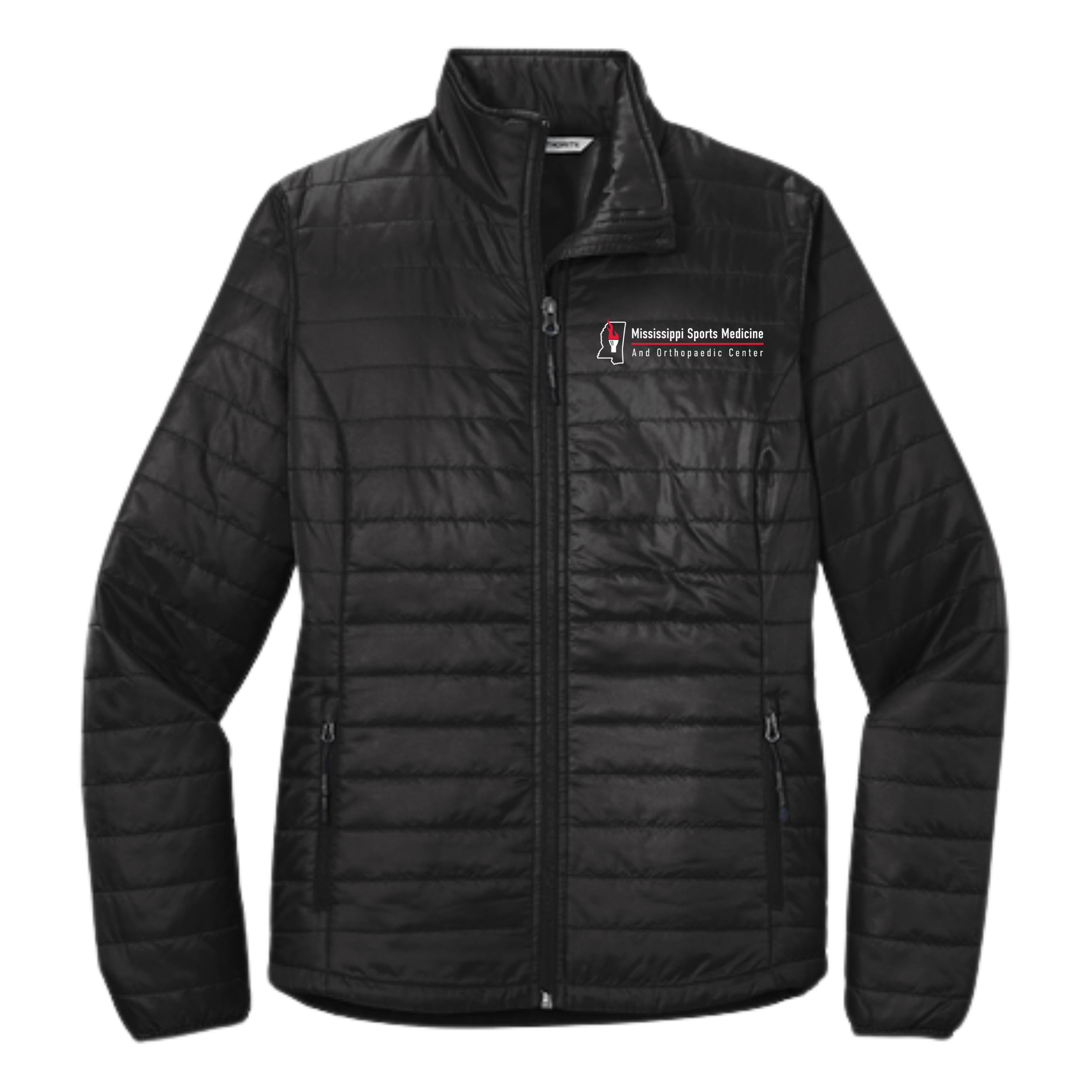 Orthopedic Center Women's Embroidered Puff Jacket- L850