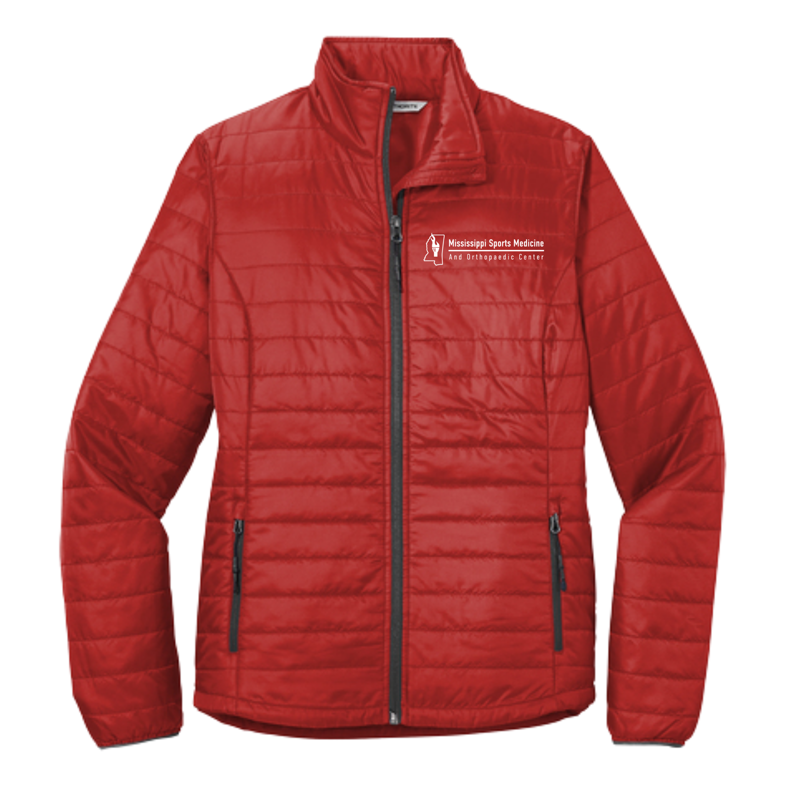 Orthopedic Center Women's Embroidered Puff Jacket- L850