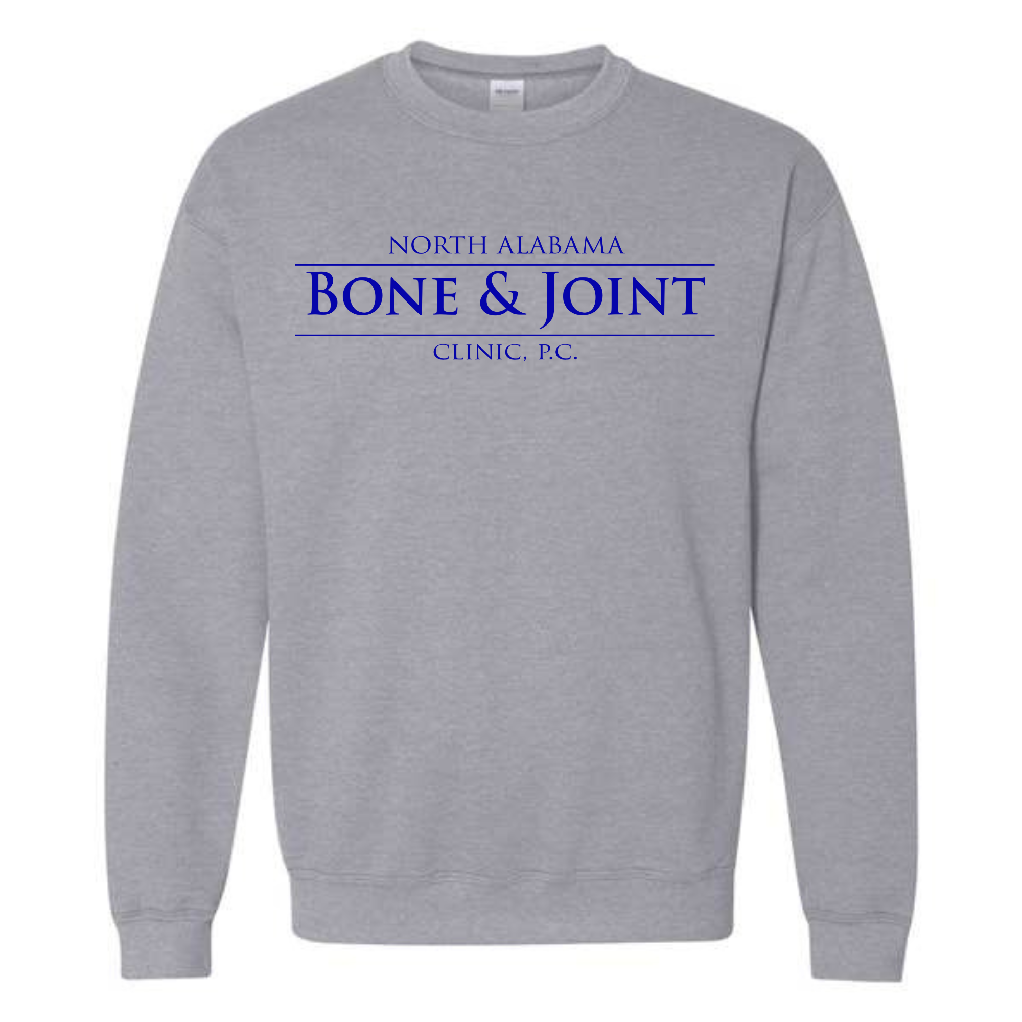 Bone and Joint Crewneck Sweatshirt- 18000 Sport Grey