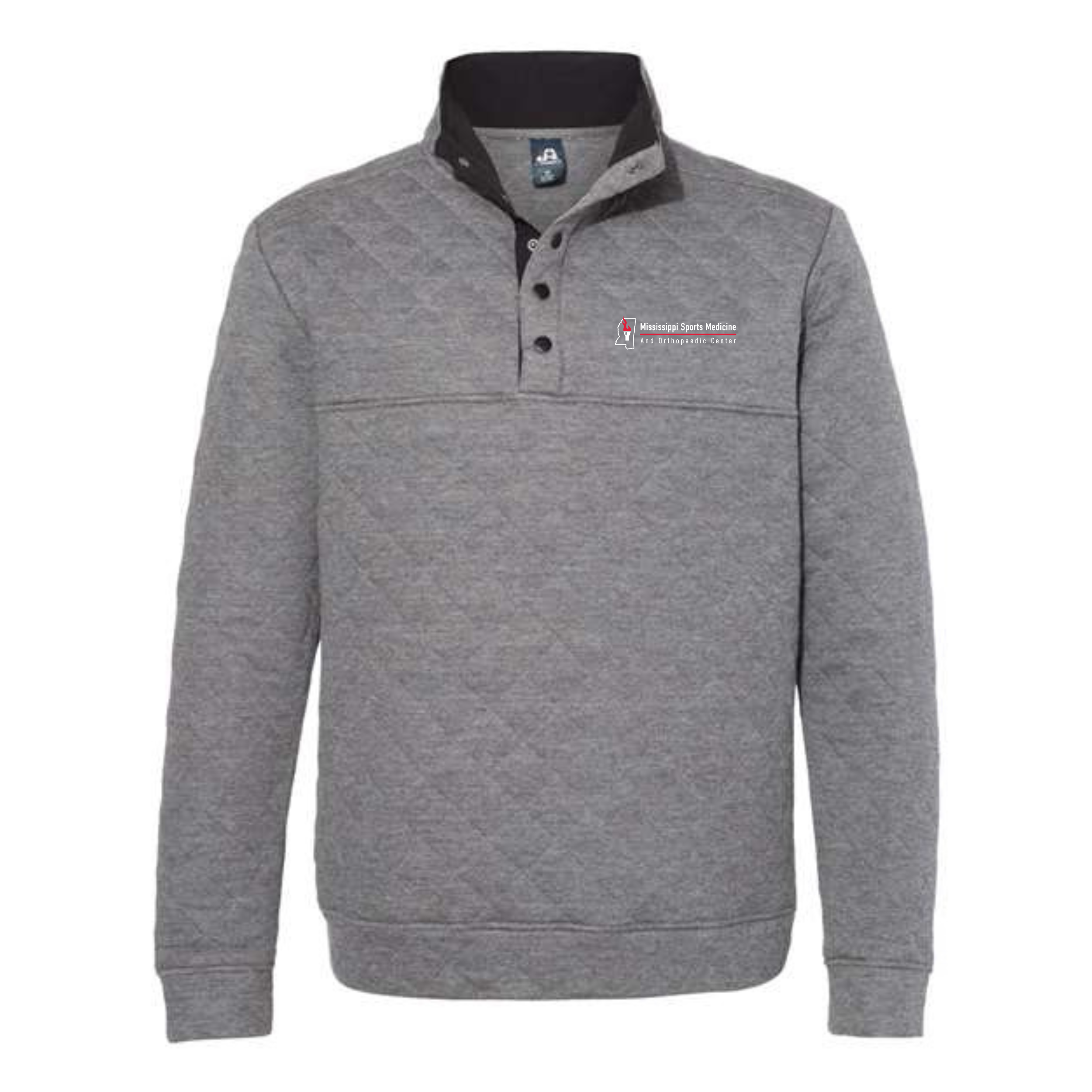 Orthopedic Center Quilted Half-snap Pullover- 8890