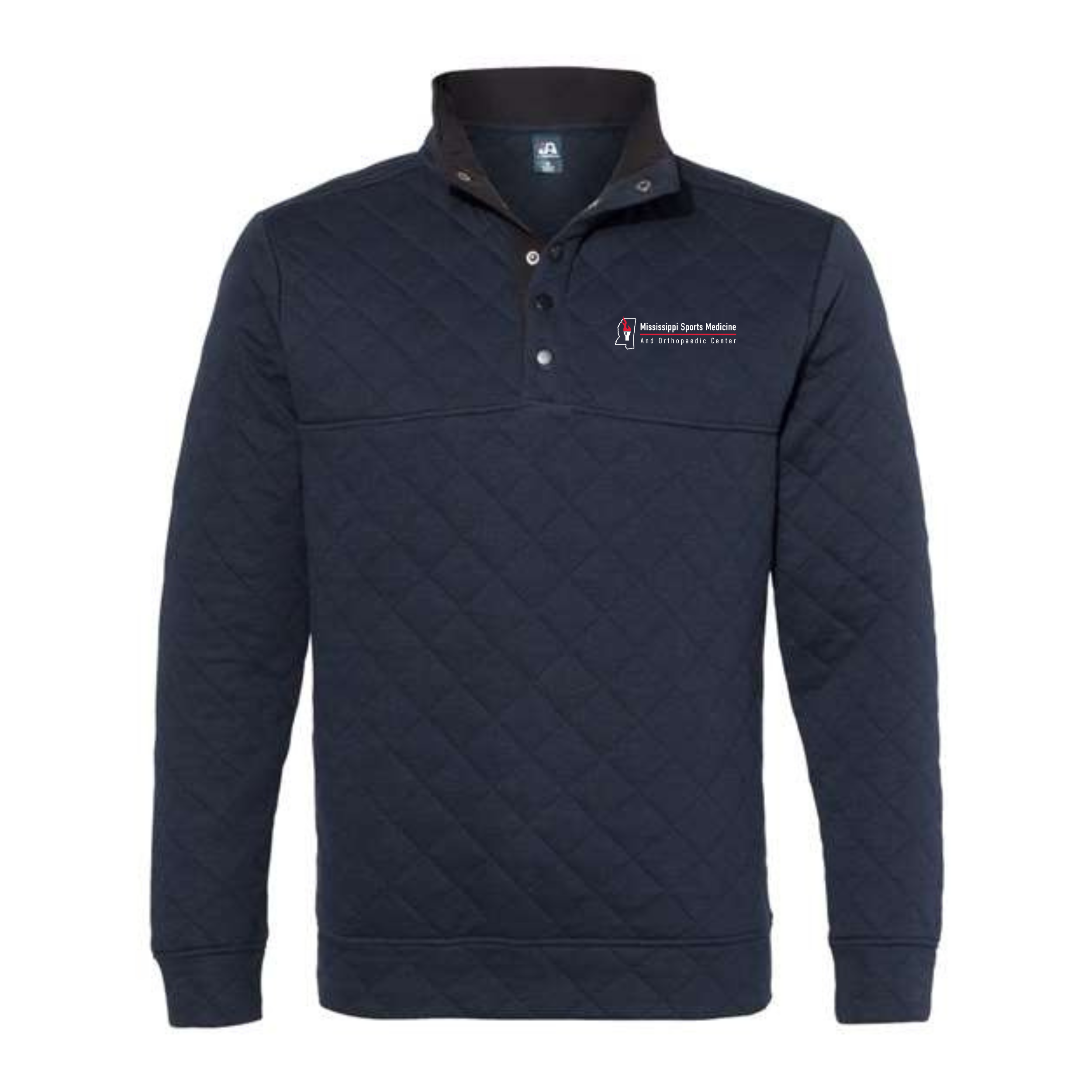 Orthopedic Center Quilted Half-snap Pullover- 8890