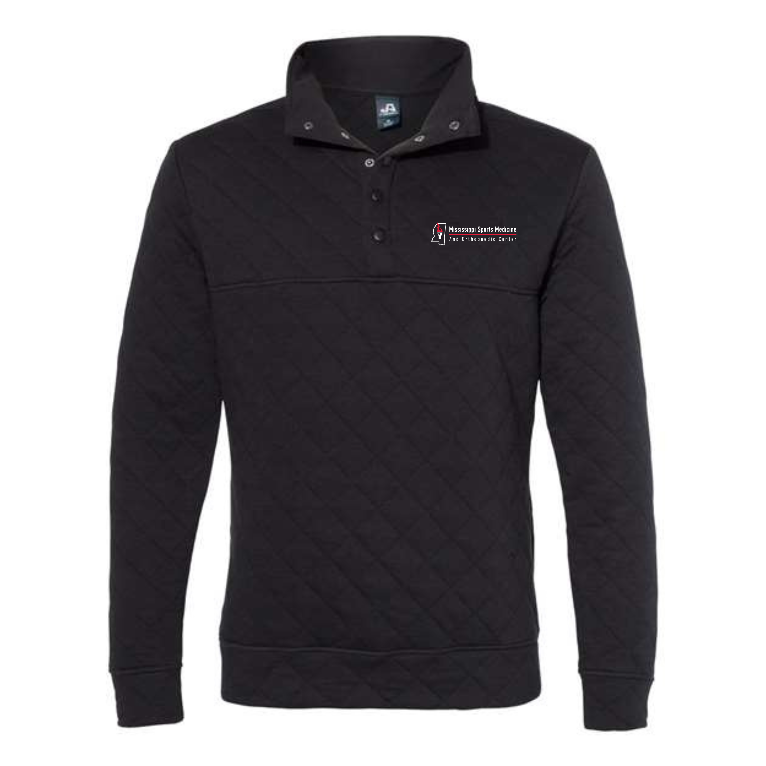 Orthopedic Center Quilted Half-snap Pullover- 8890
