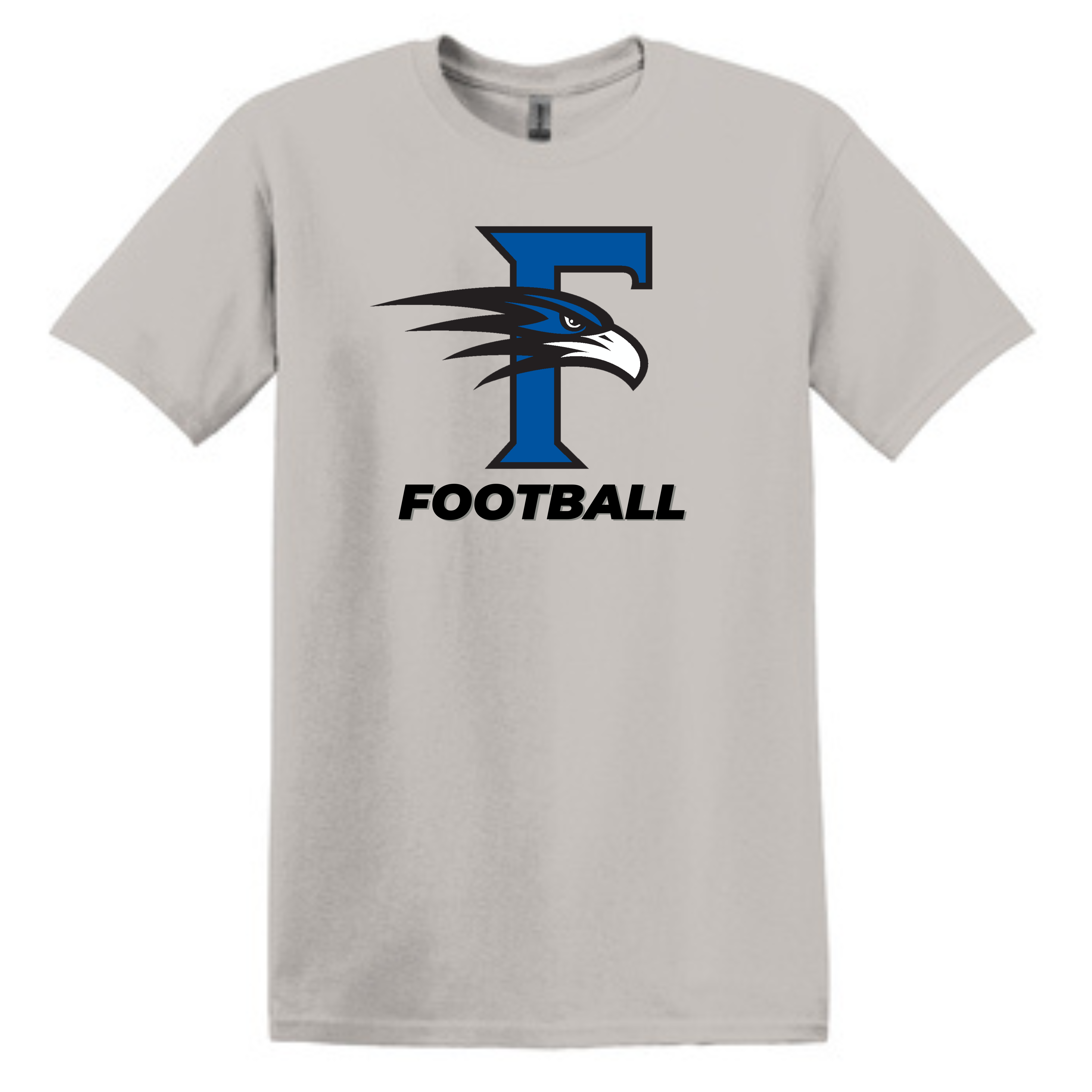 Florence Recreation Football Ice Grey Tee- 64000