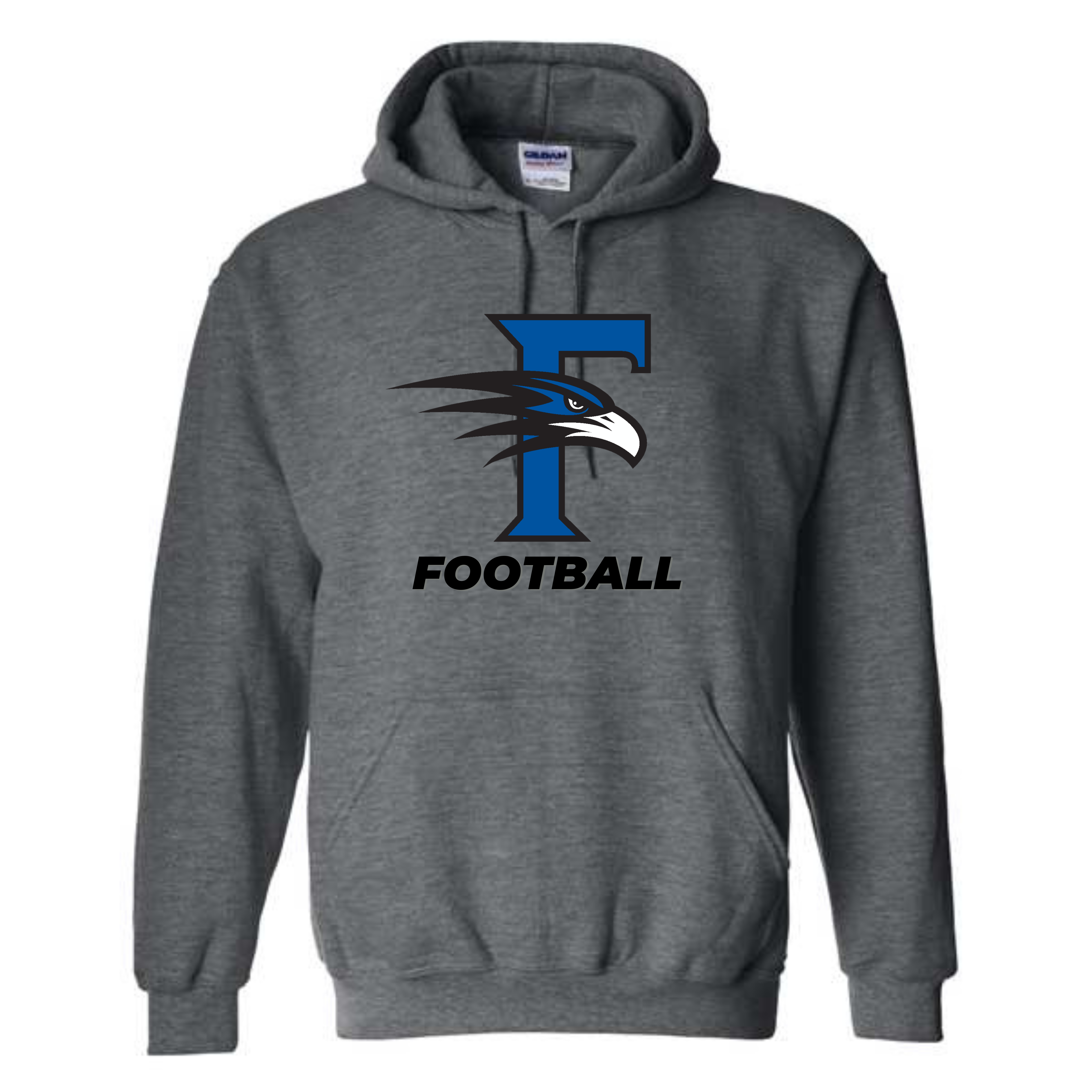 Florence Recreation Football Dark Heather Hoodie- 18500