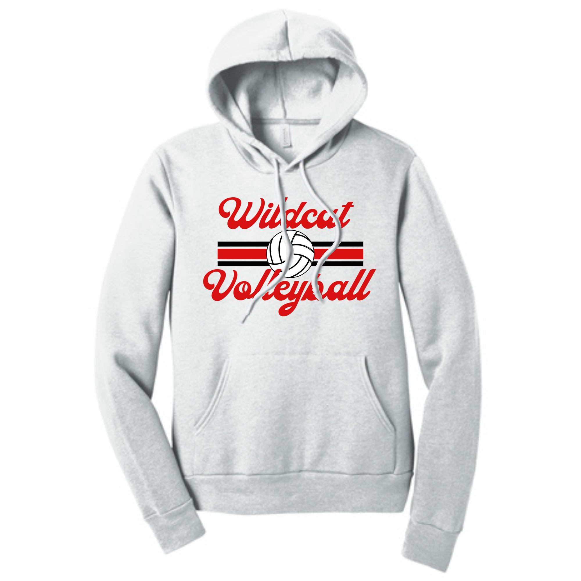 Central Wildcat Volleyball Bella+Canvas Hoodie- BC3719