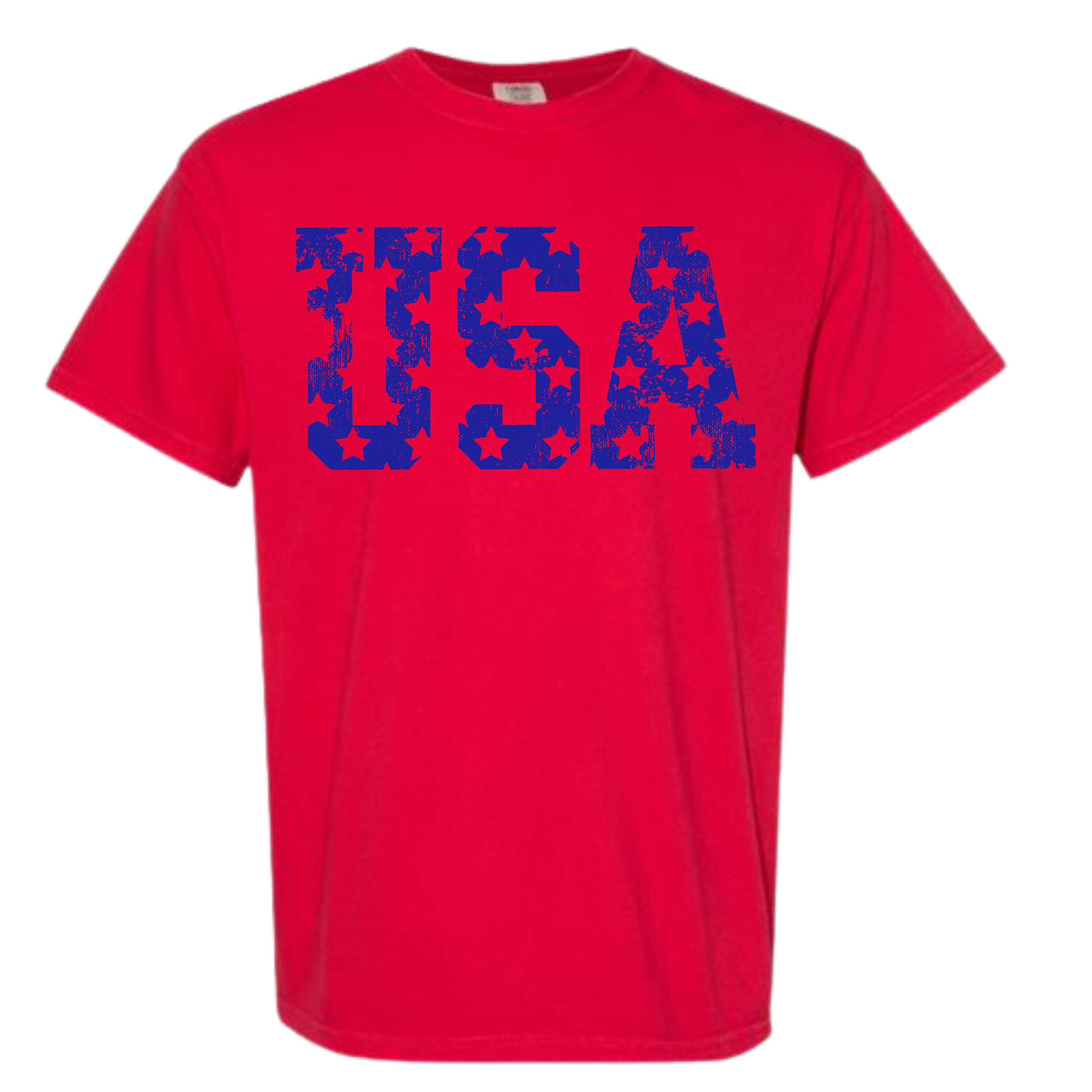 USA Stars Red Comfort Colors